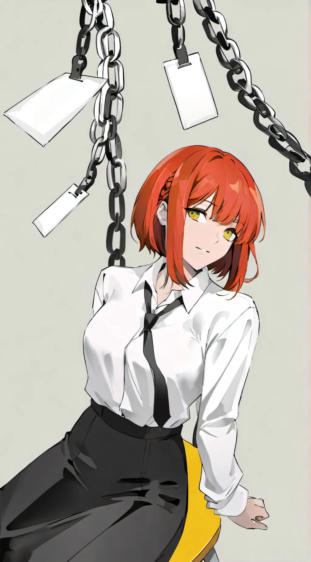 ai character: Rhea Redchain background