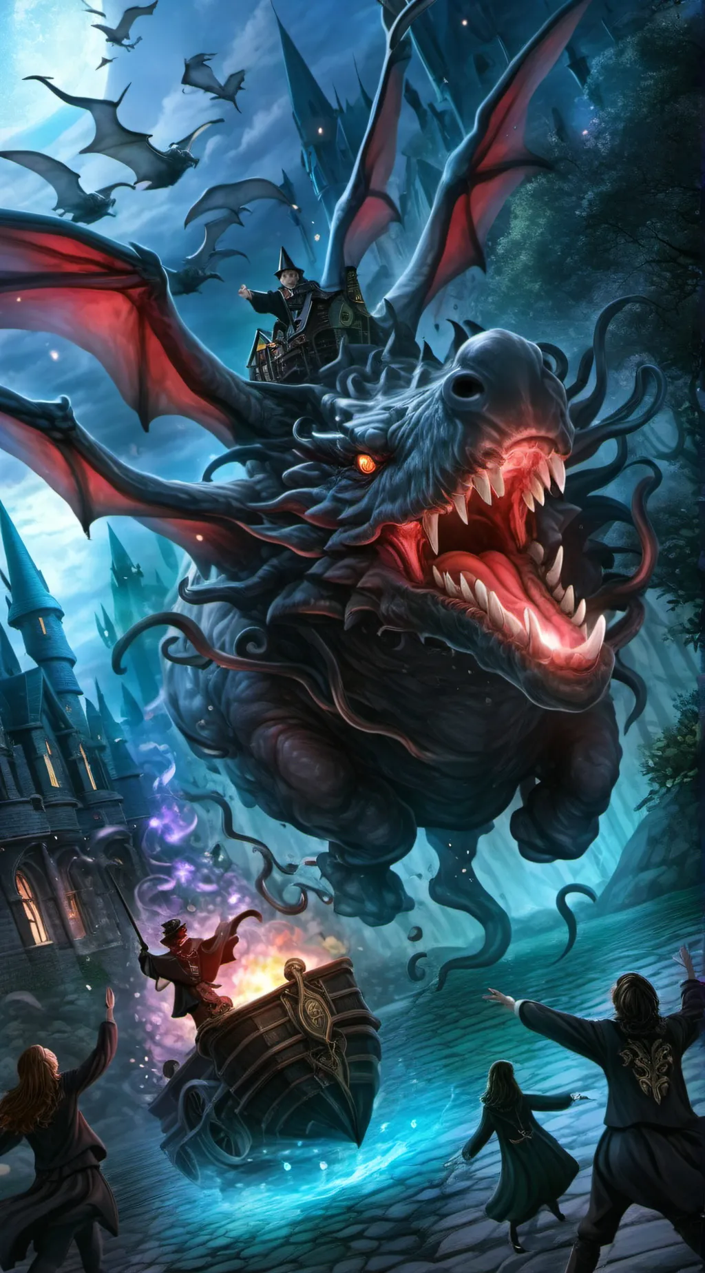 ai character: Hogwarties background