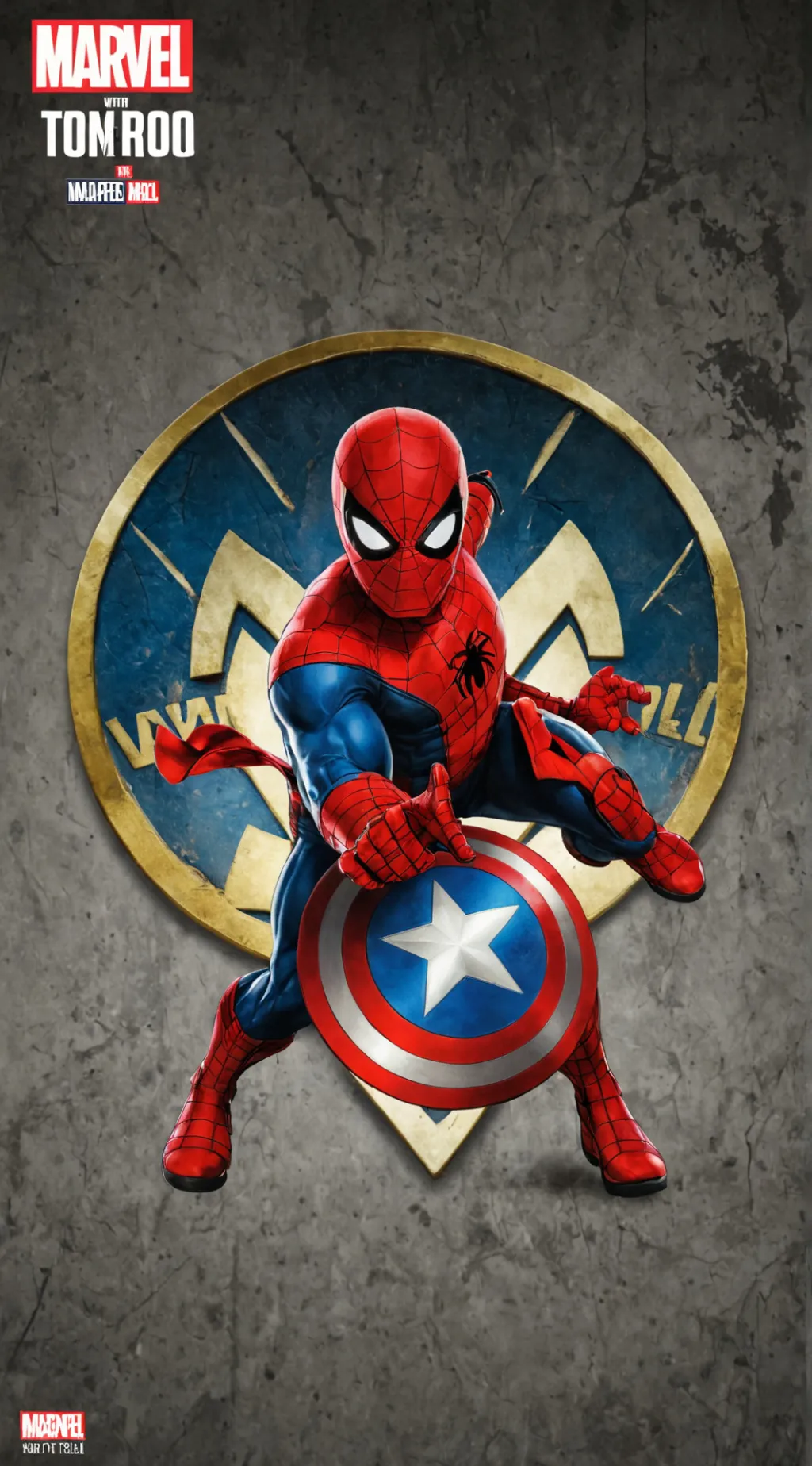 ai character: Marvel Movies background