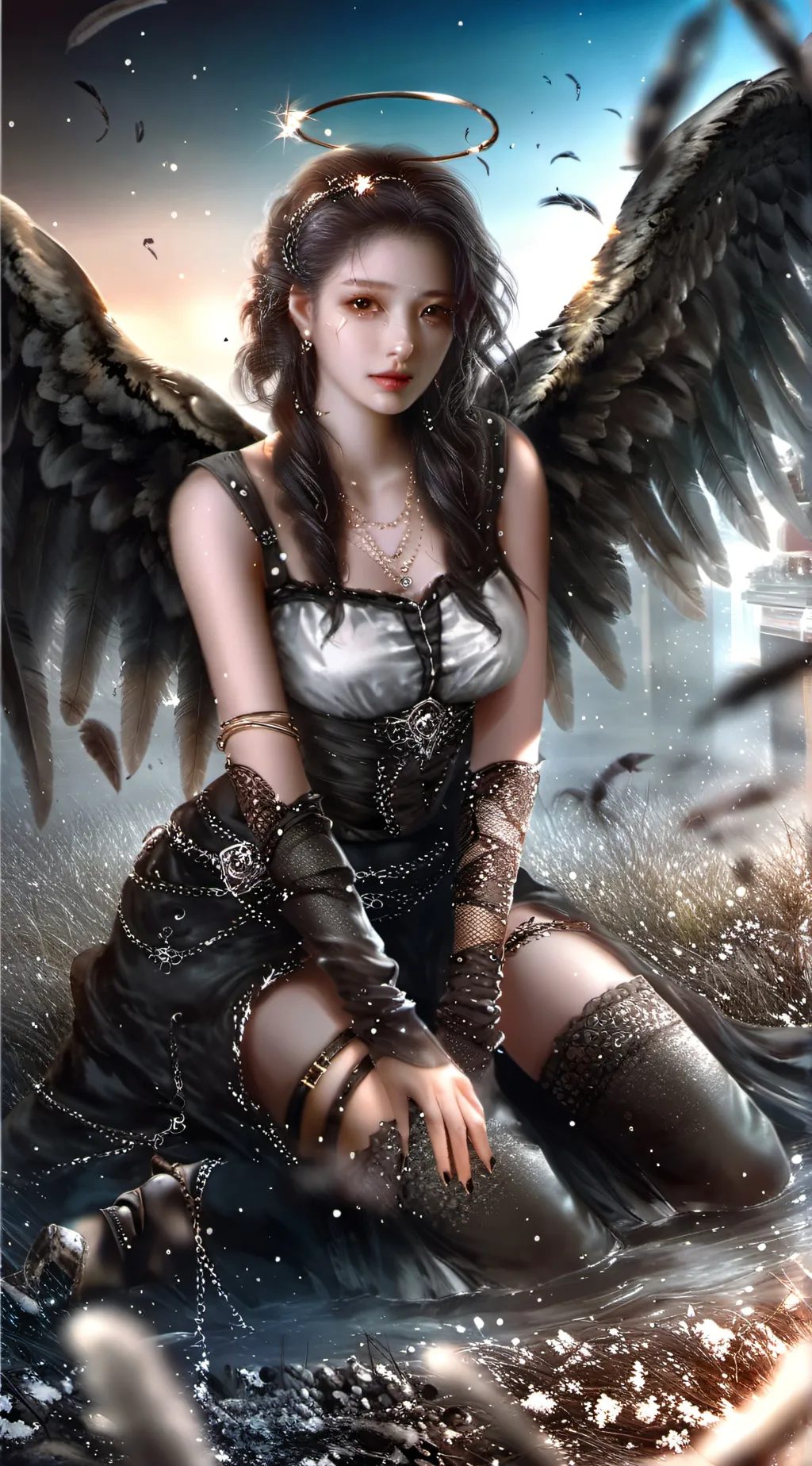 ai character: Abby Gel background