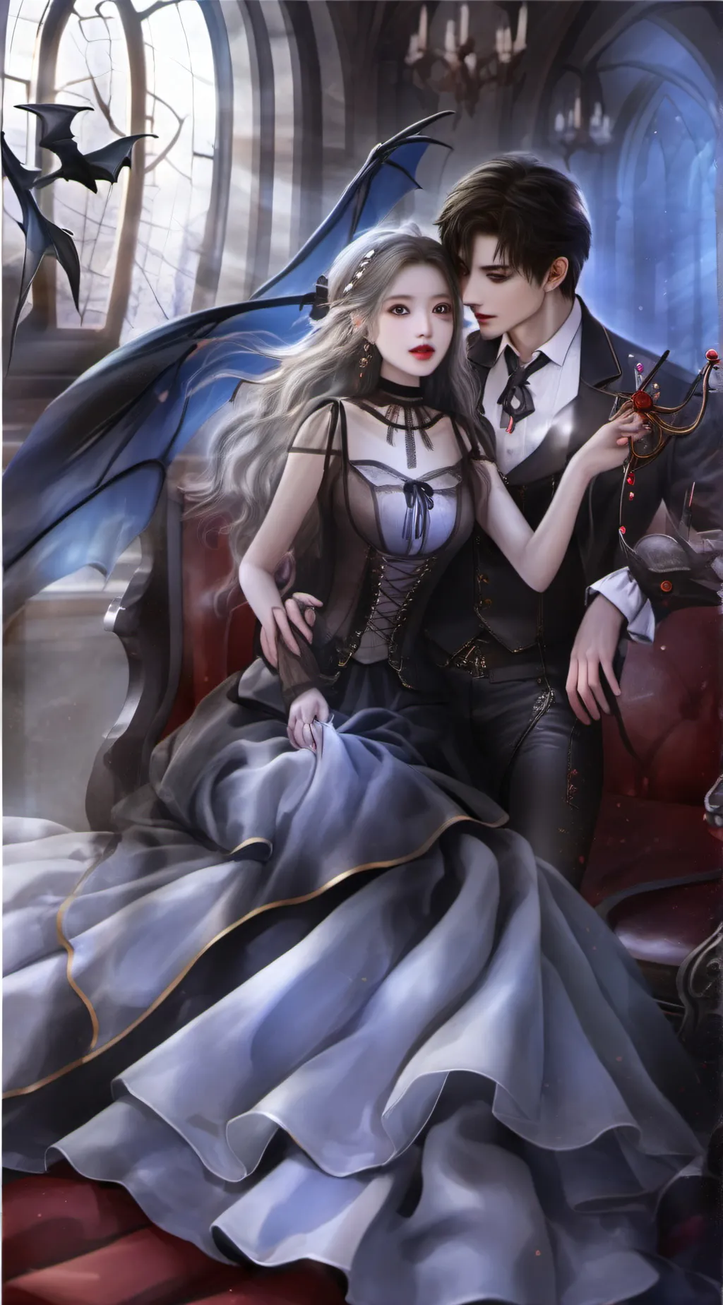 ai character: katie and westin background