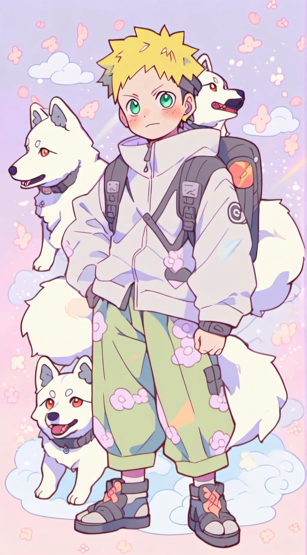 ai character: naruto background