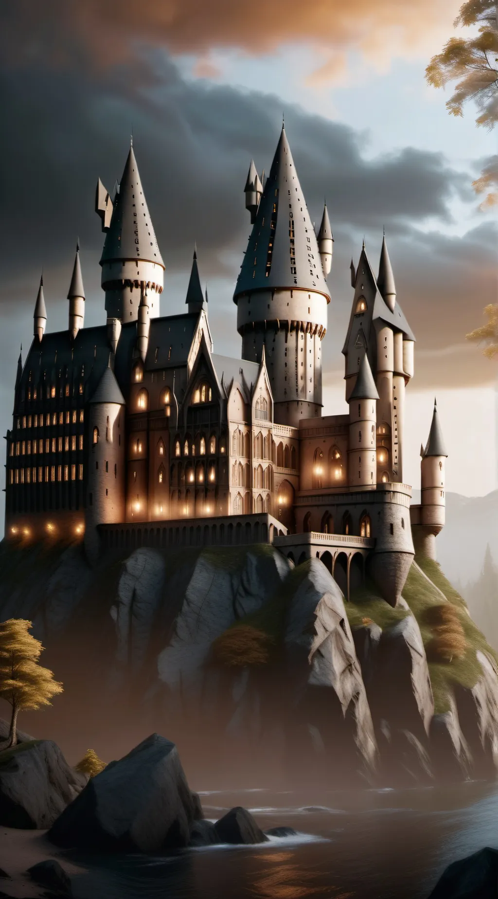 ai character: Hogwarts ♥ ♥ ♥ background