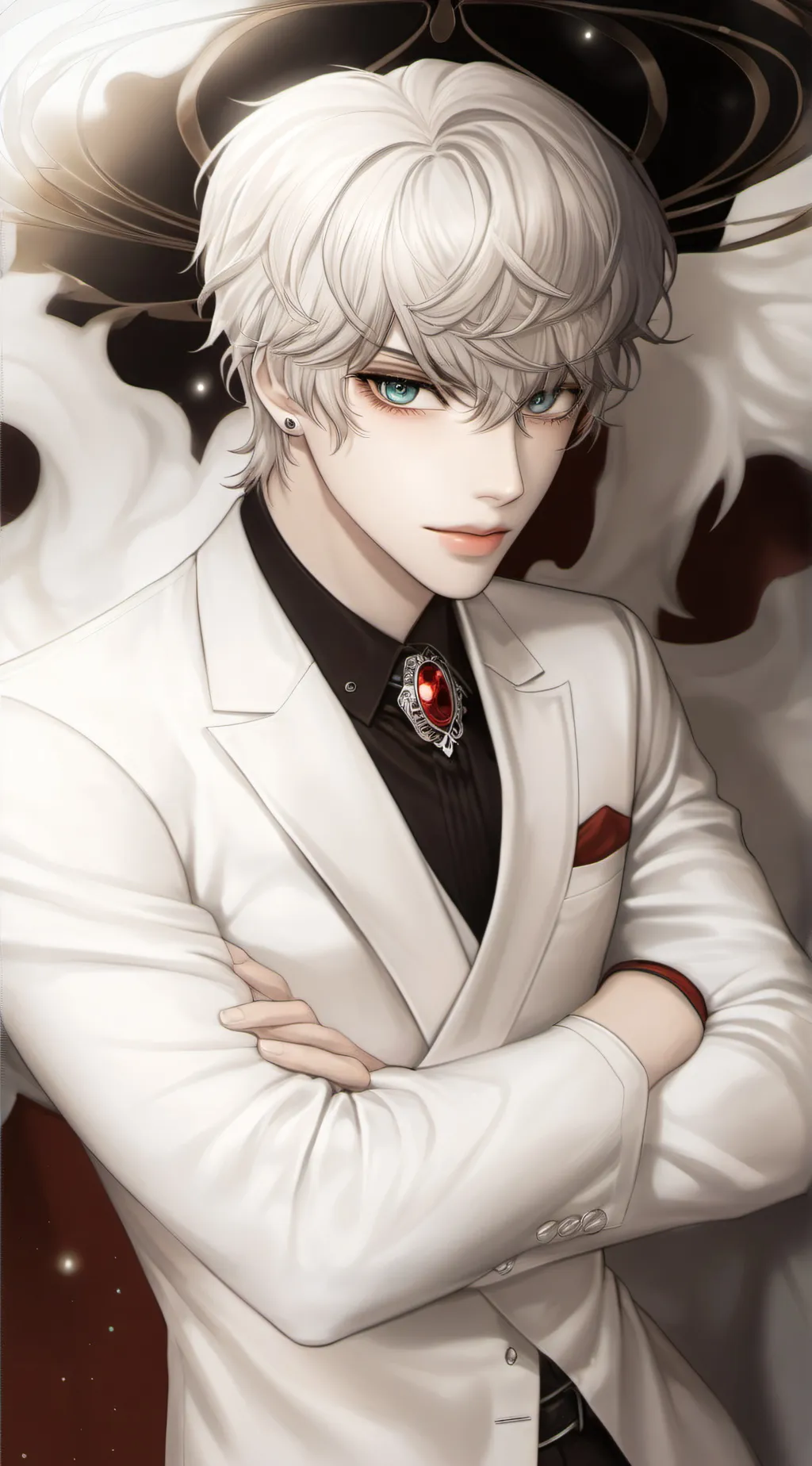 ai character: Tall Antagonist background