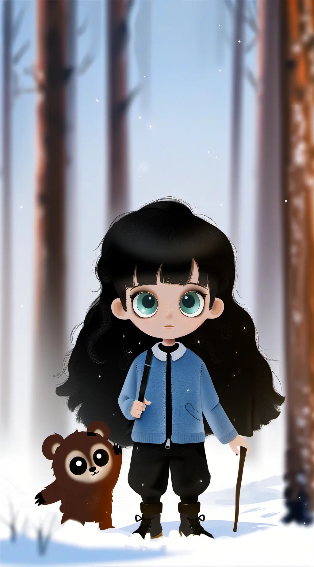 ai character: Ana  background