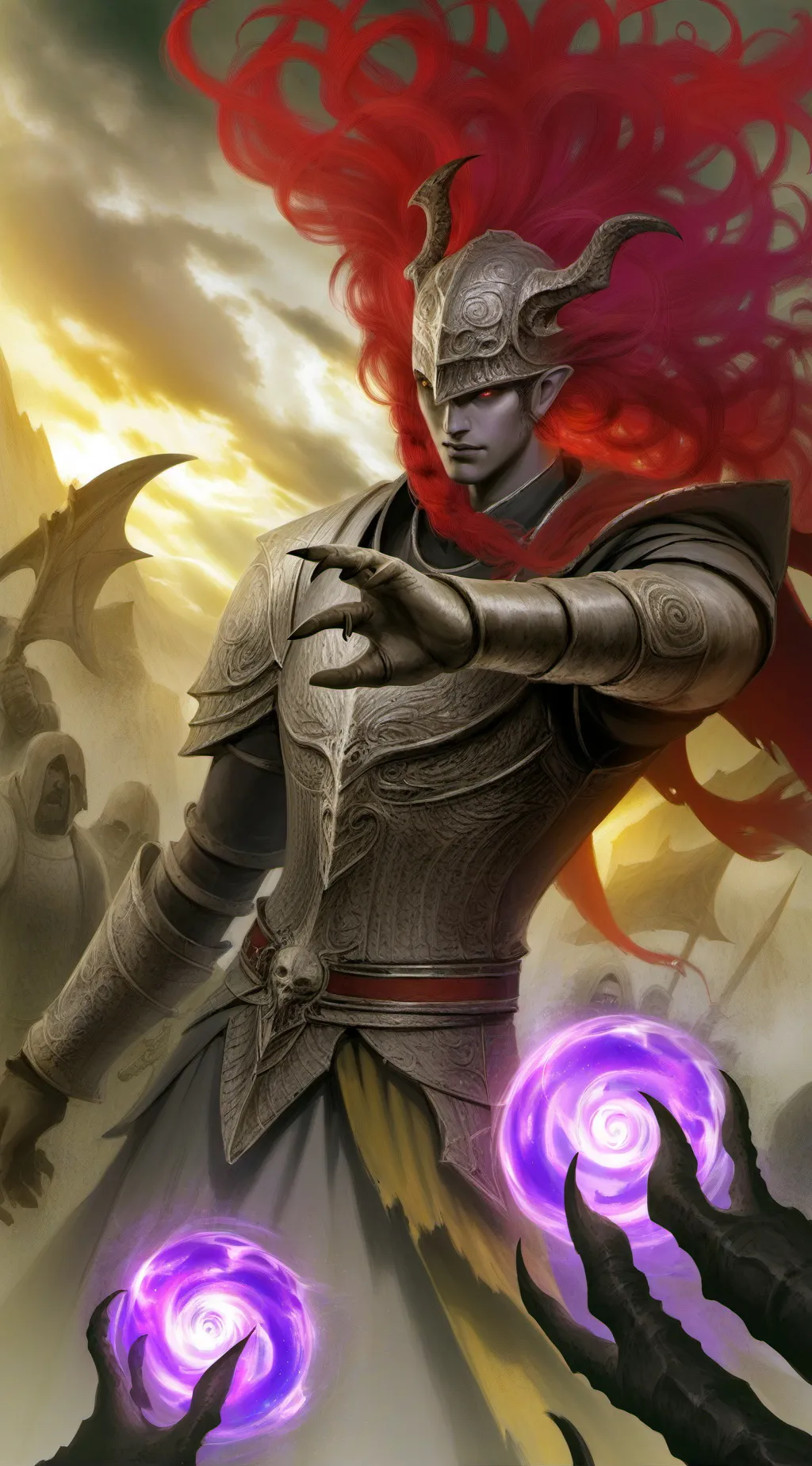 ai character: Iiii background