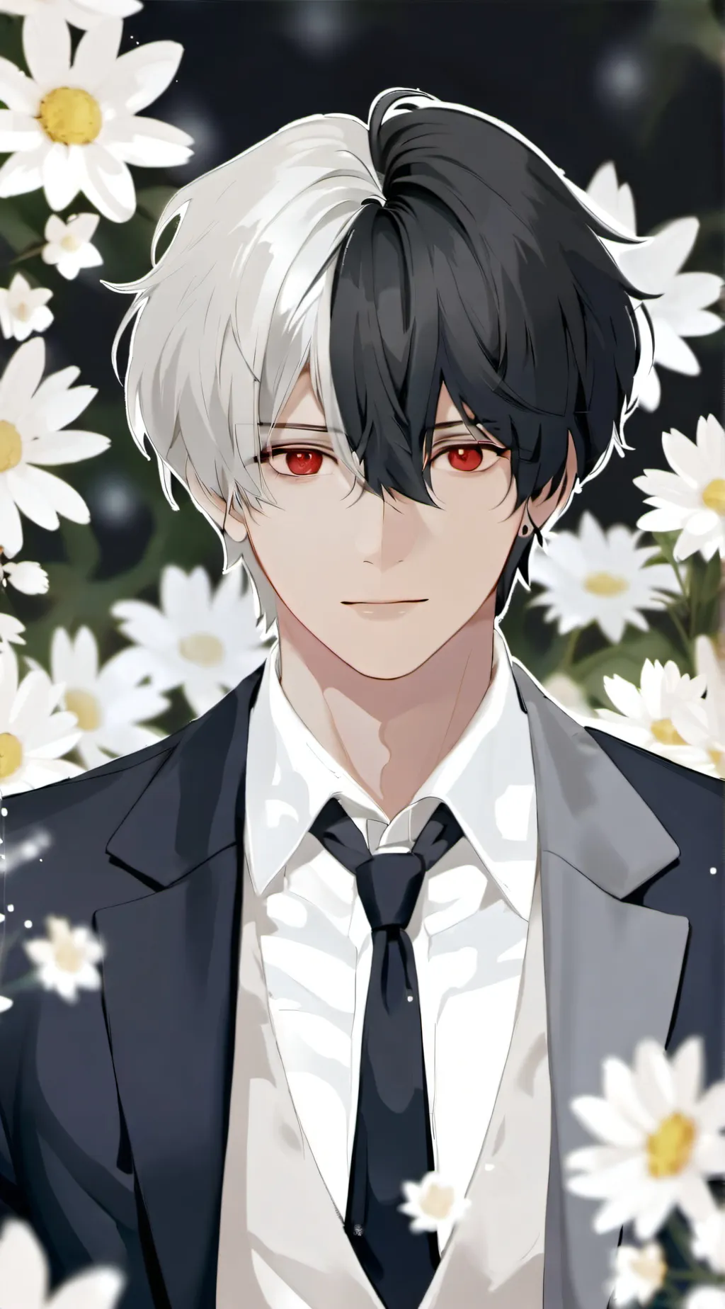 ai character: Sun & moon background