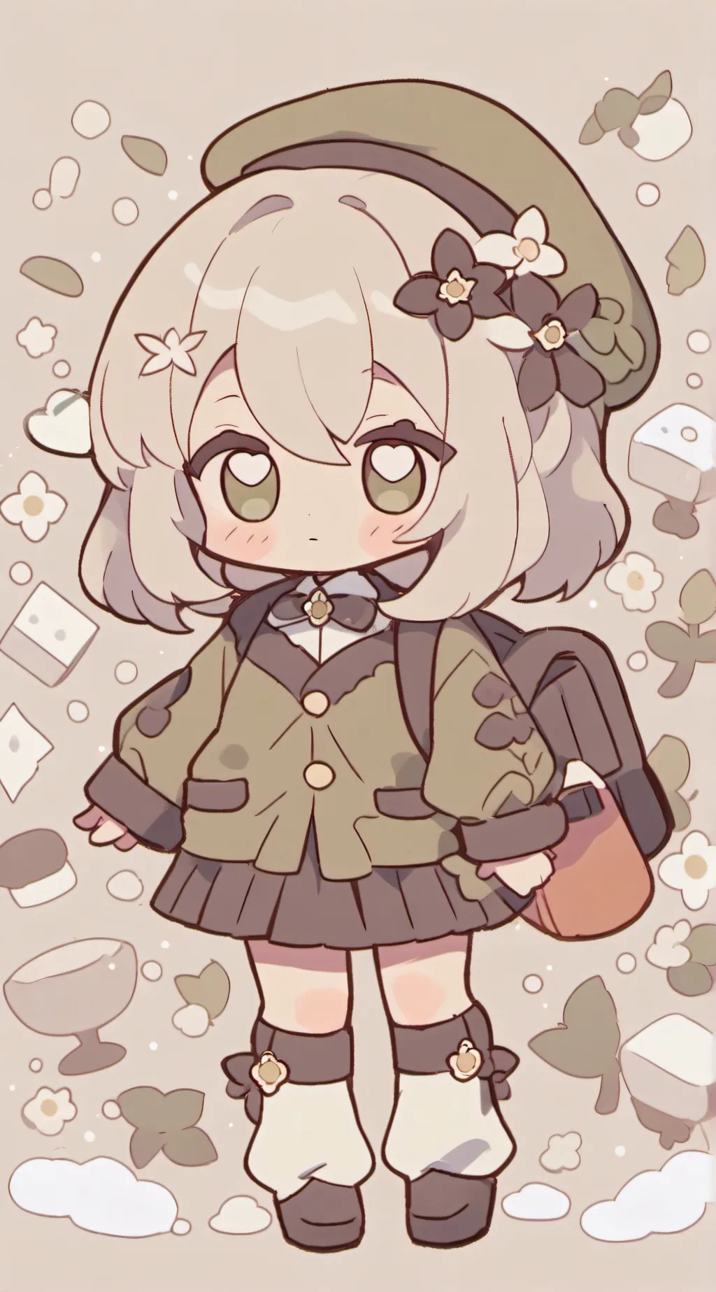 ai character: baby background