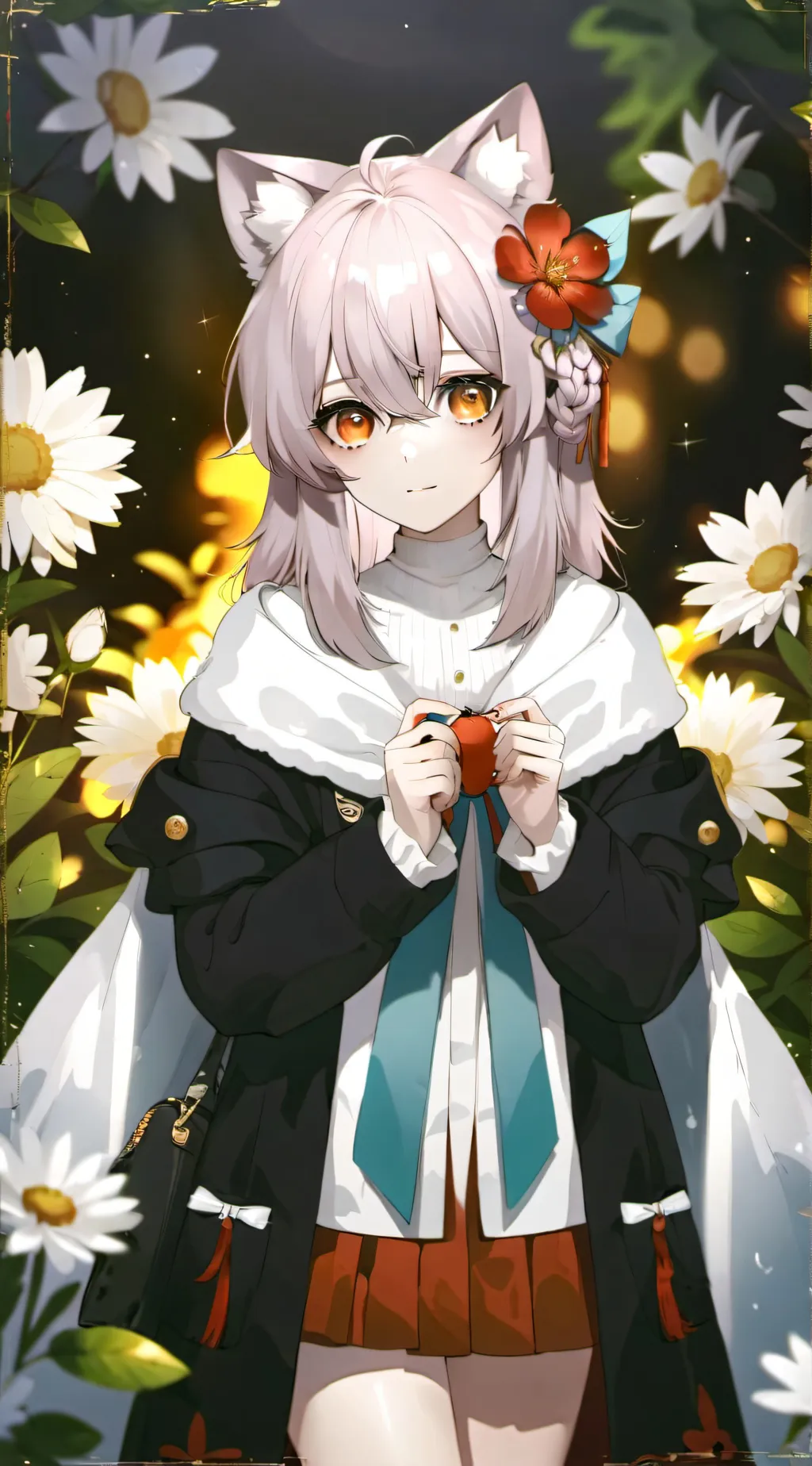 ai character: kny dress country background
