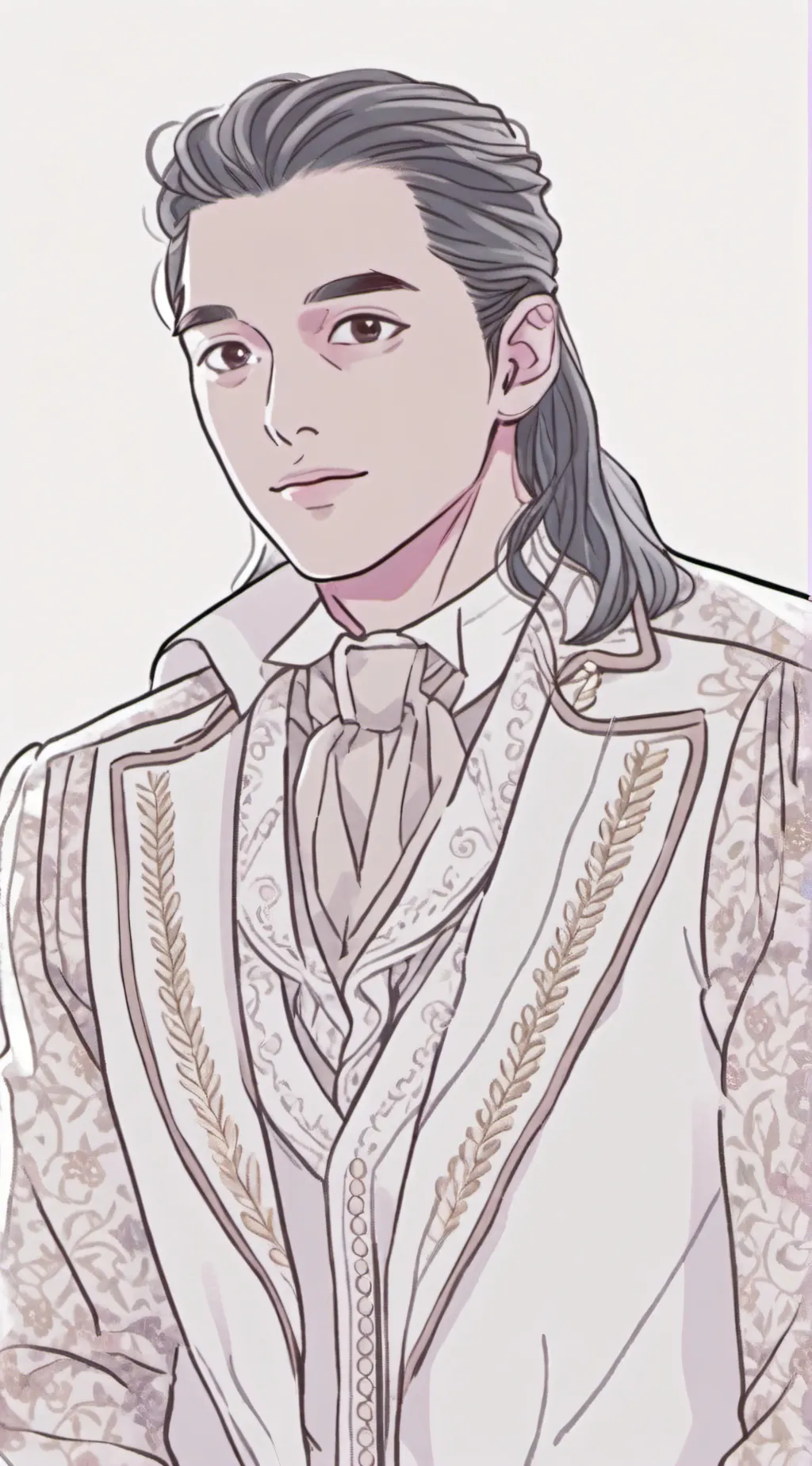 ai character: Dawn background