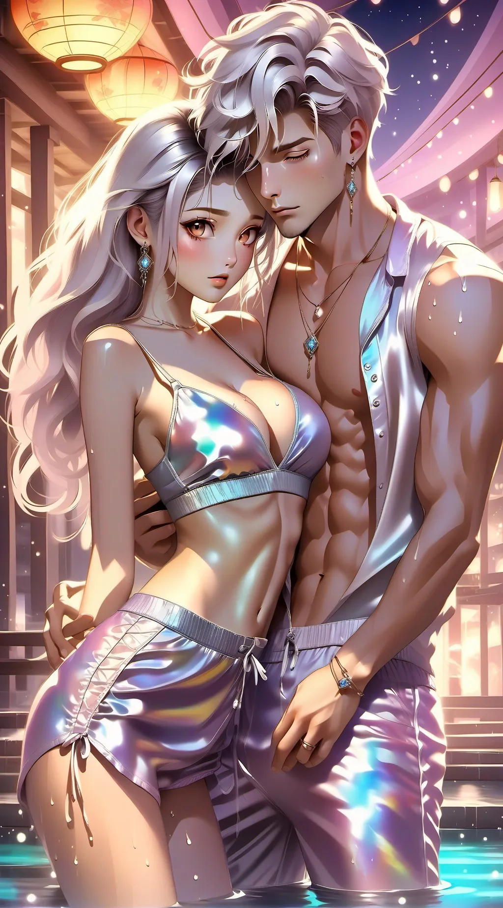 ai character: Vanessa and Stive background