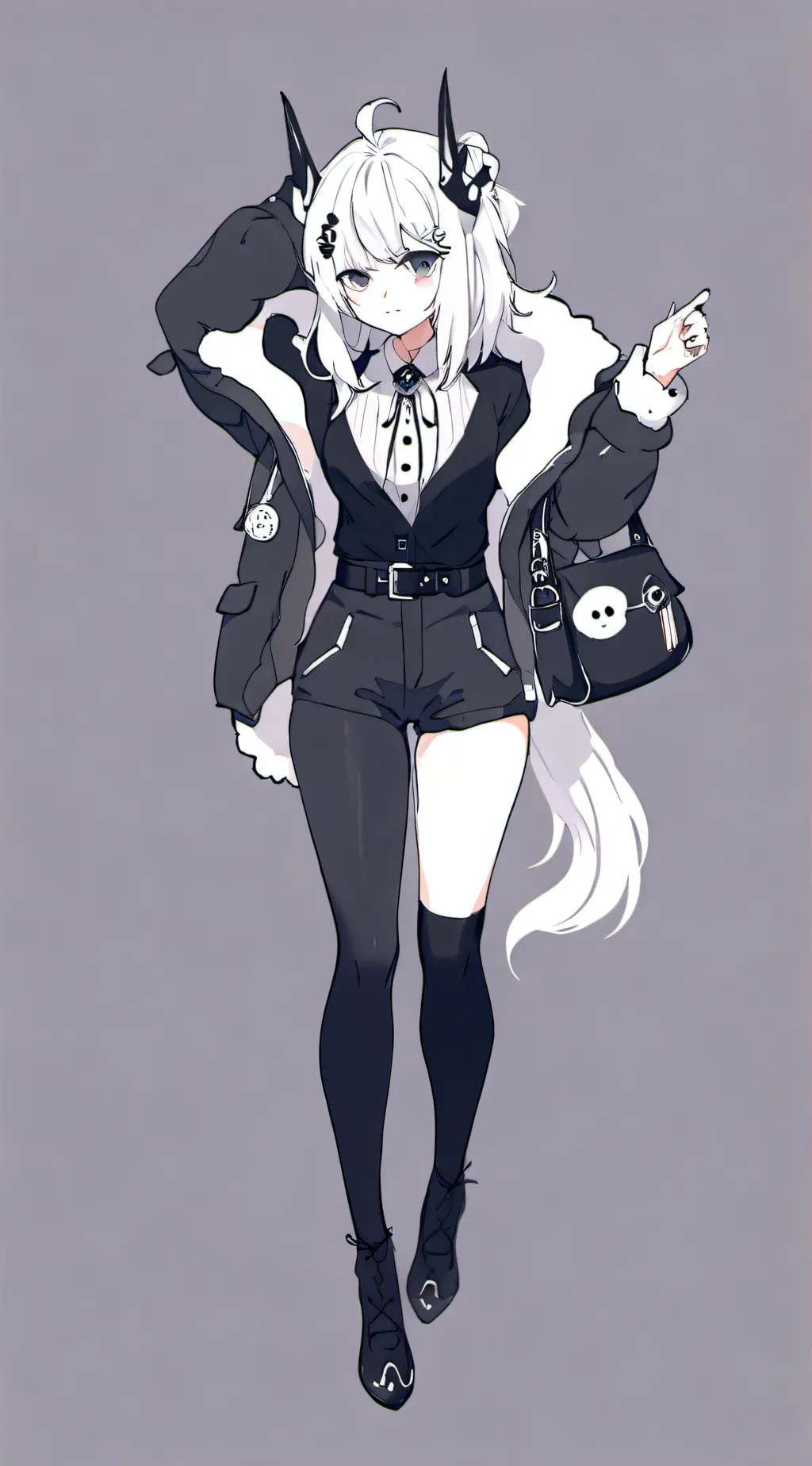 ai character: demon girl background
