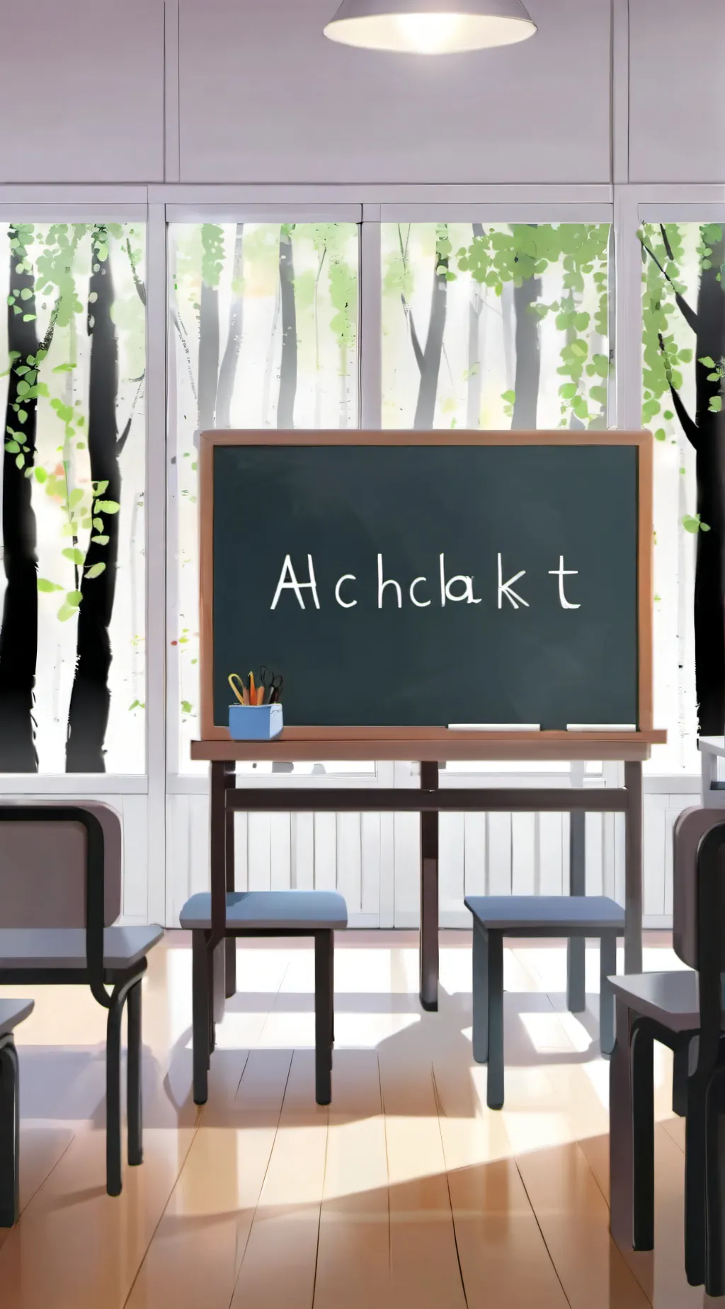 ai character: School background