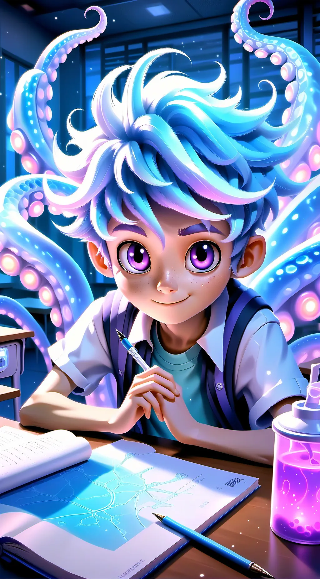 ai character: Axxiom Shiftwell background