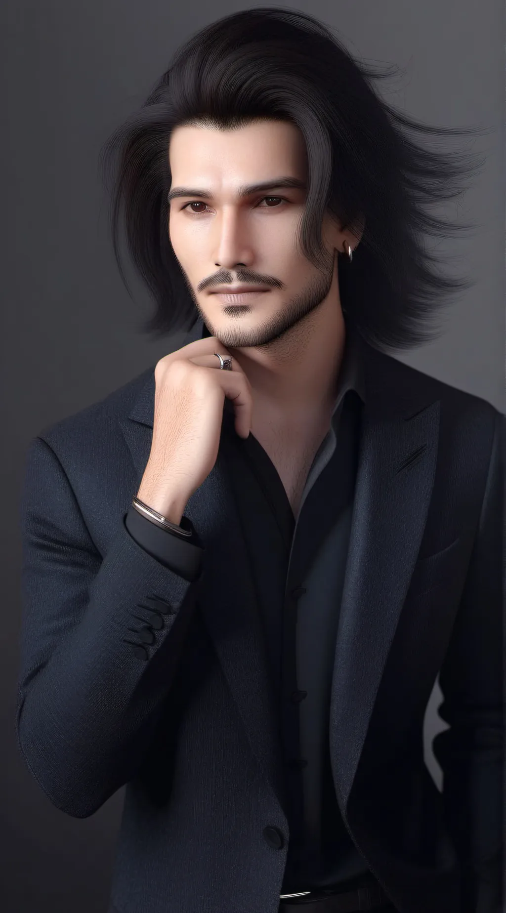 ai character: Michael Jackson  background