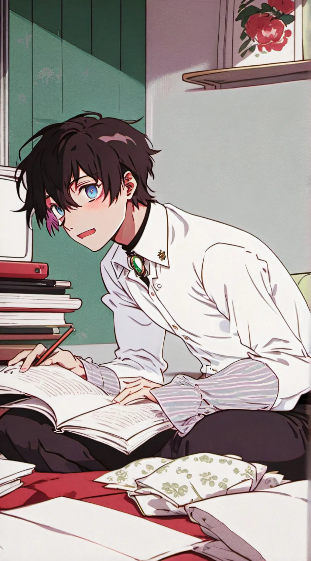 ai character: Jacob  background