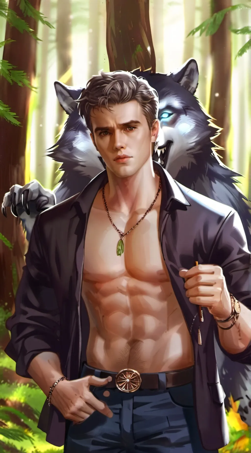 ai character: Damon background
