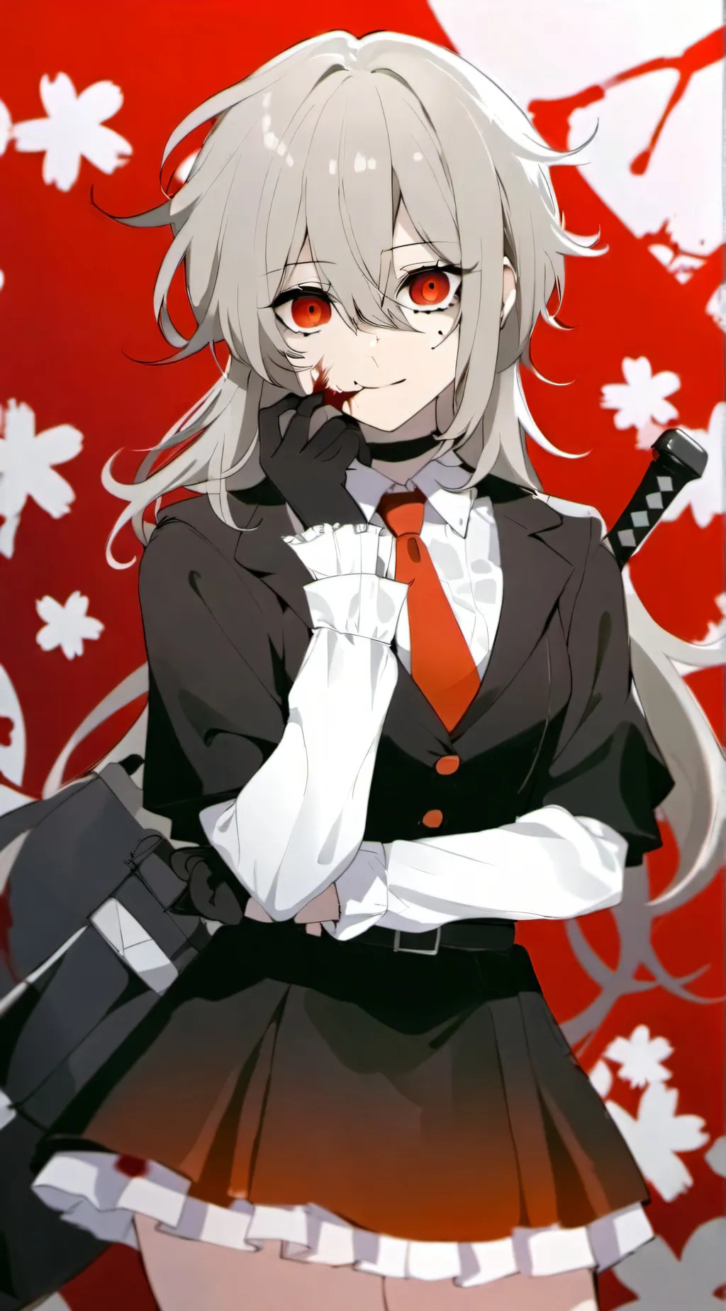 ai character: Sakura background