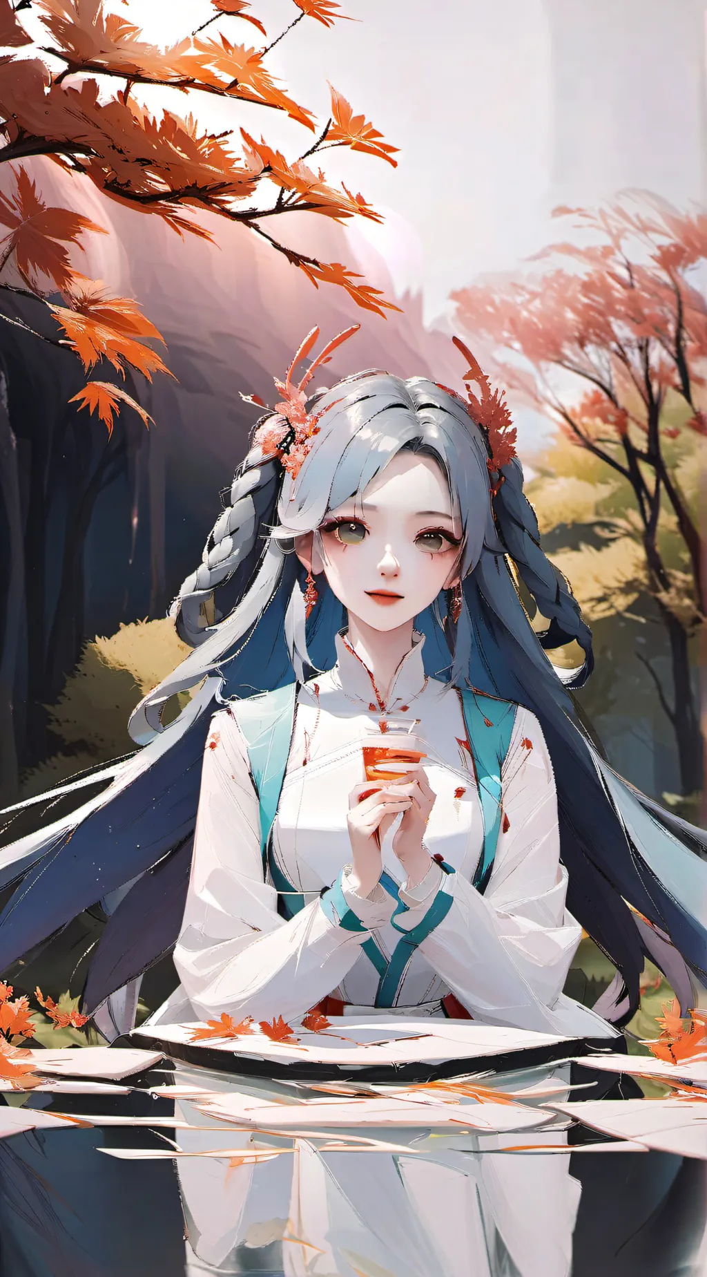 ai character: lovely princess background