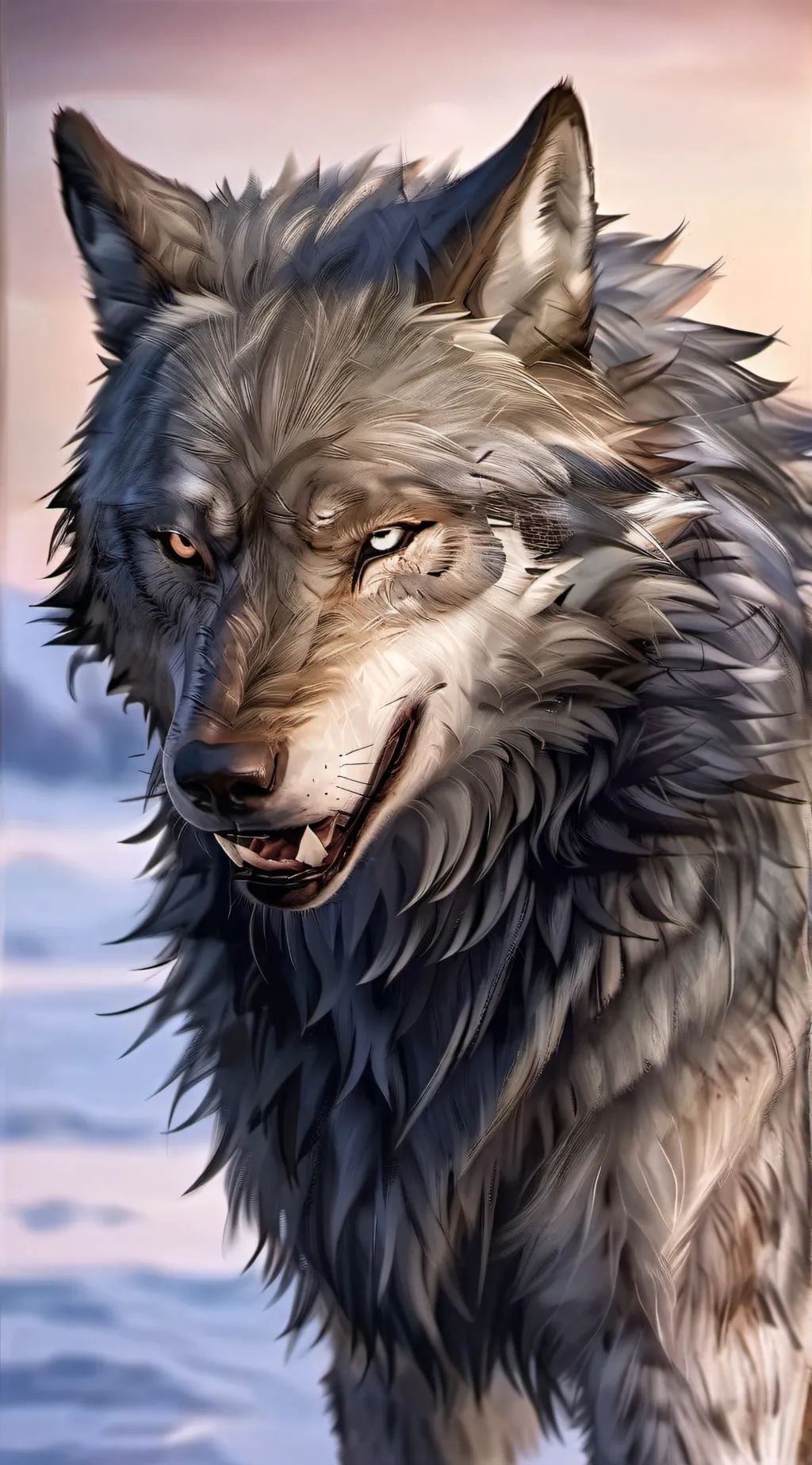 ai character: Zaun background