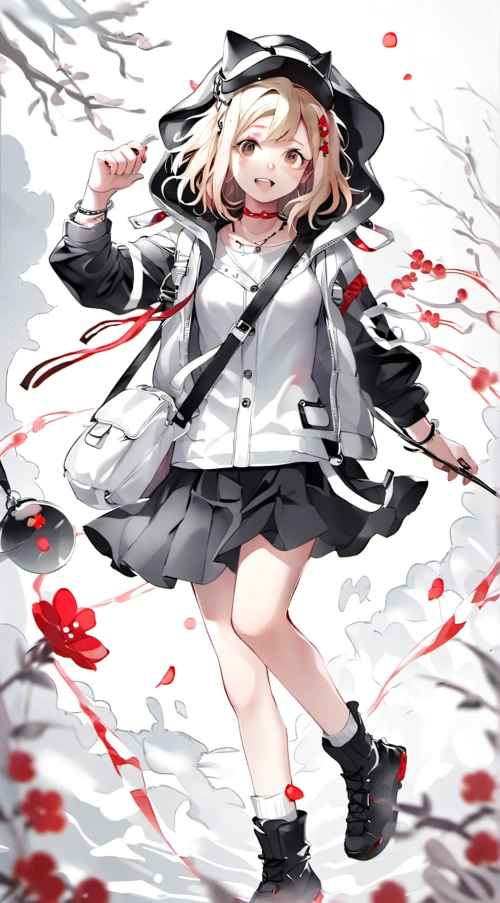 ai character: dawn background