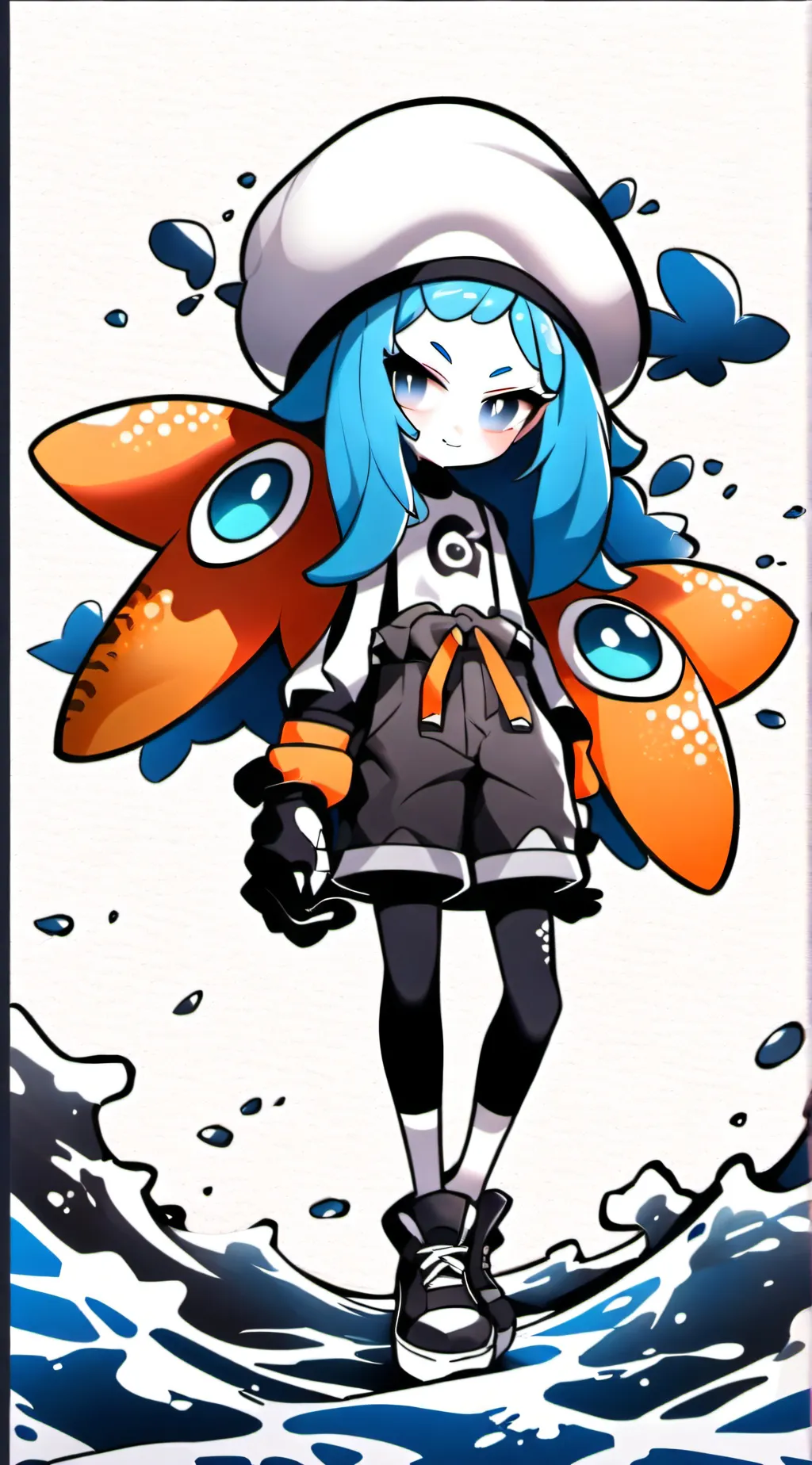 ai character: splatoon sim background