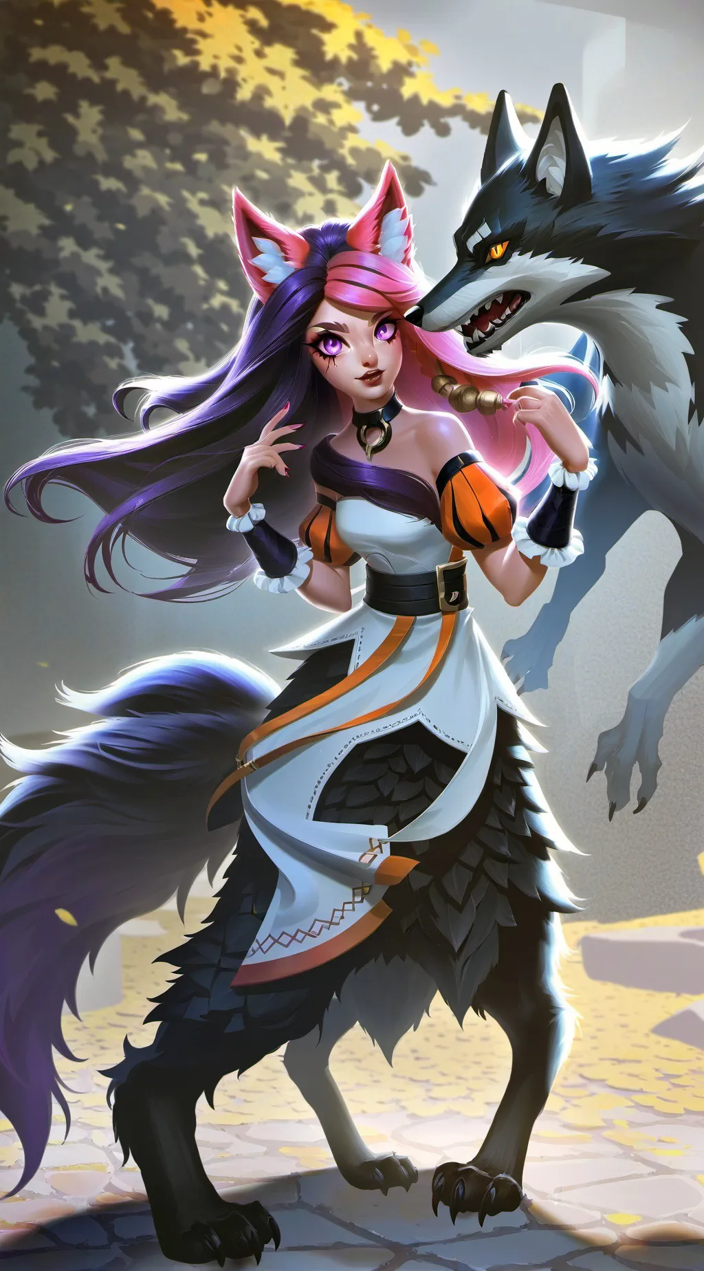 ai character: bloodmoon  background