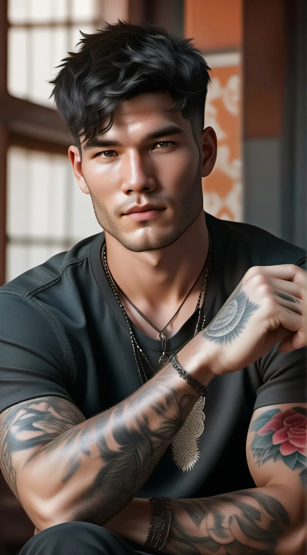 ai character: Aiden Monroe  background