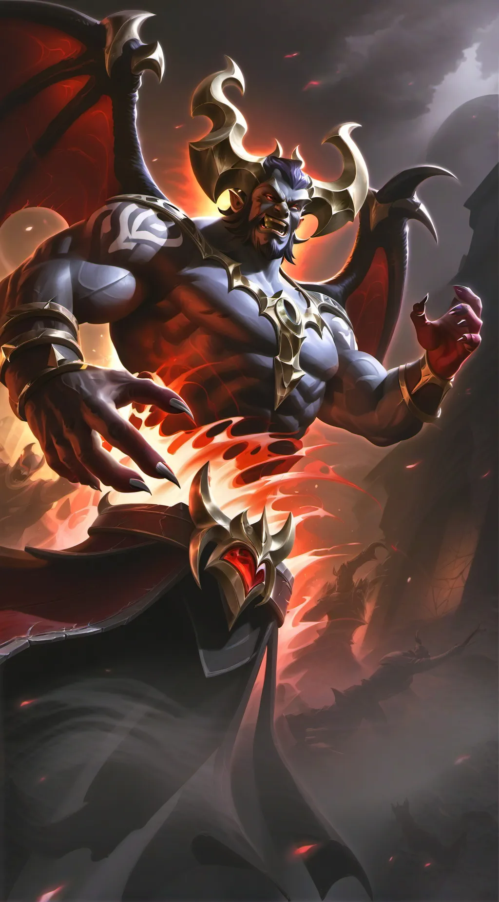 ai character: Devil background