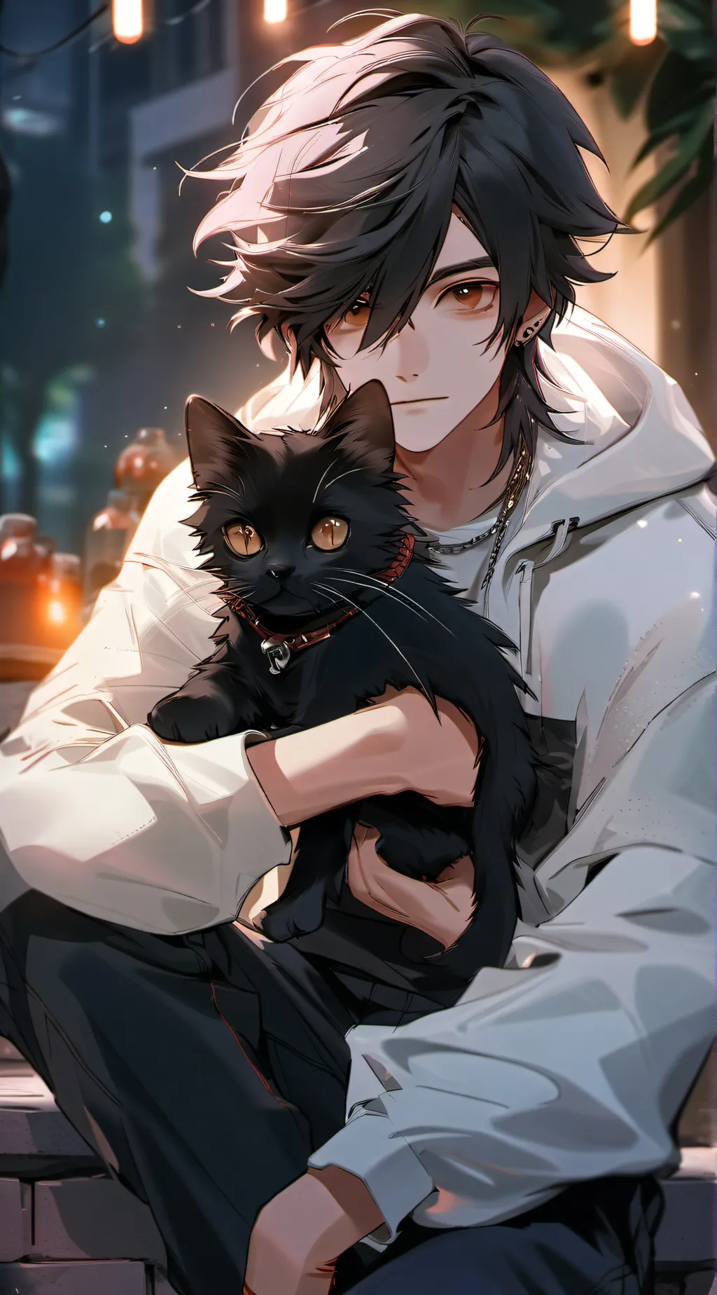 ai character: ⃝alan⃝ background