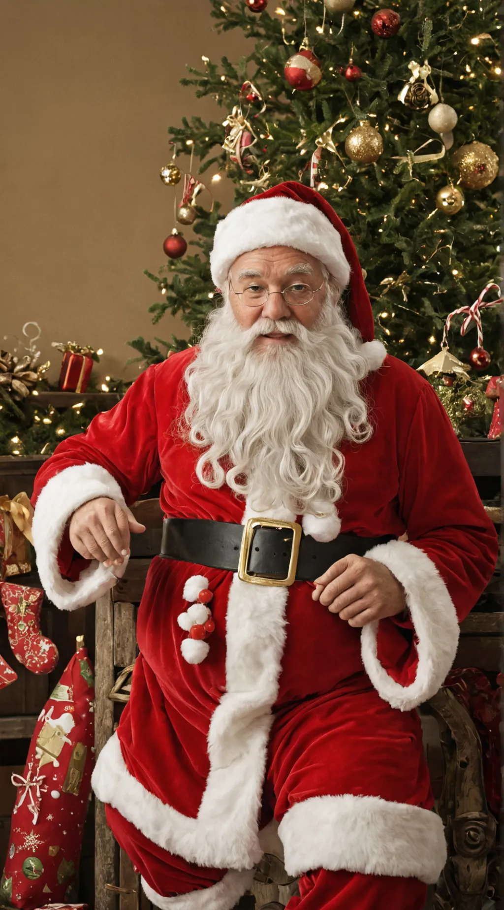 ai character: santa background