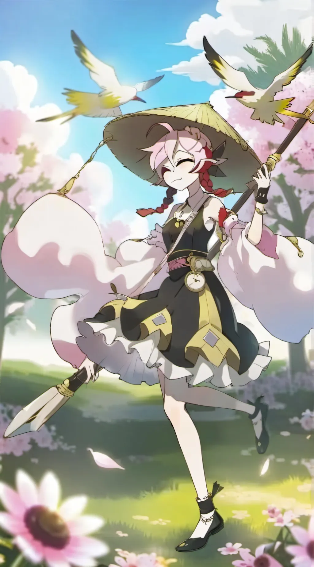 ai character: Luna background