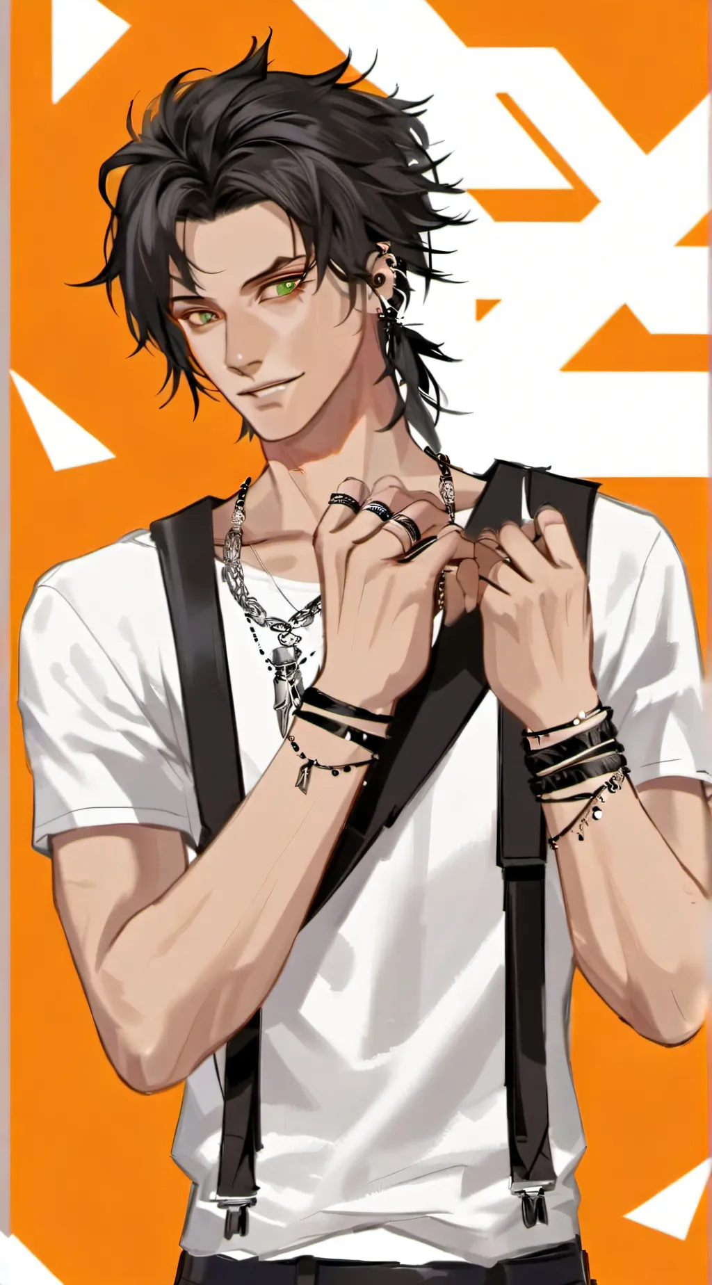 ai character: Derek  background