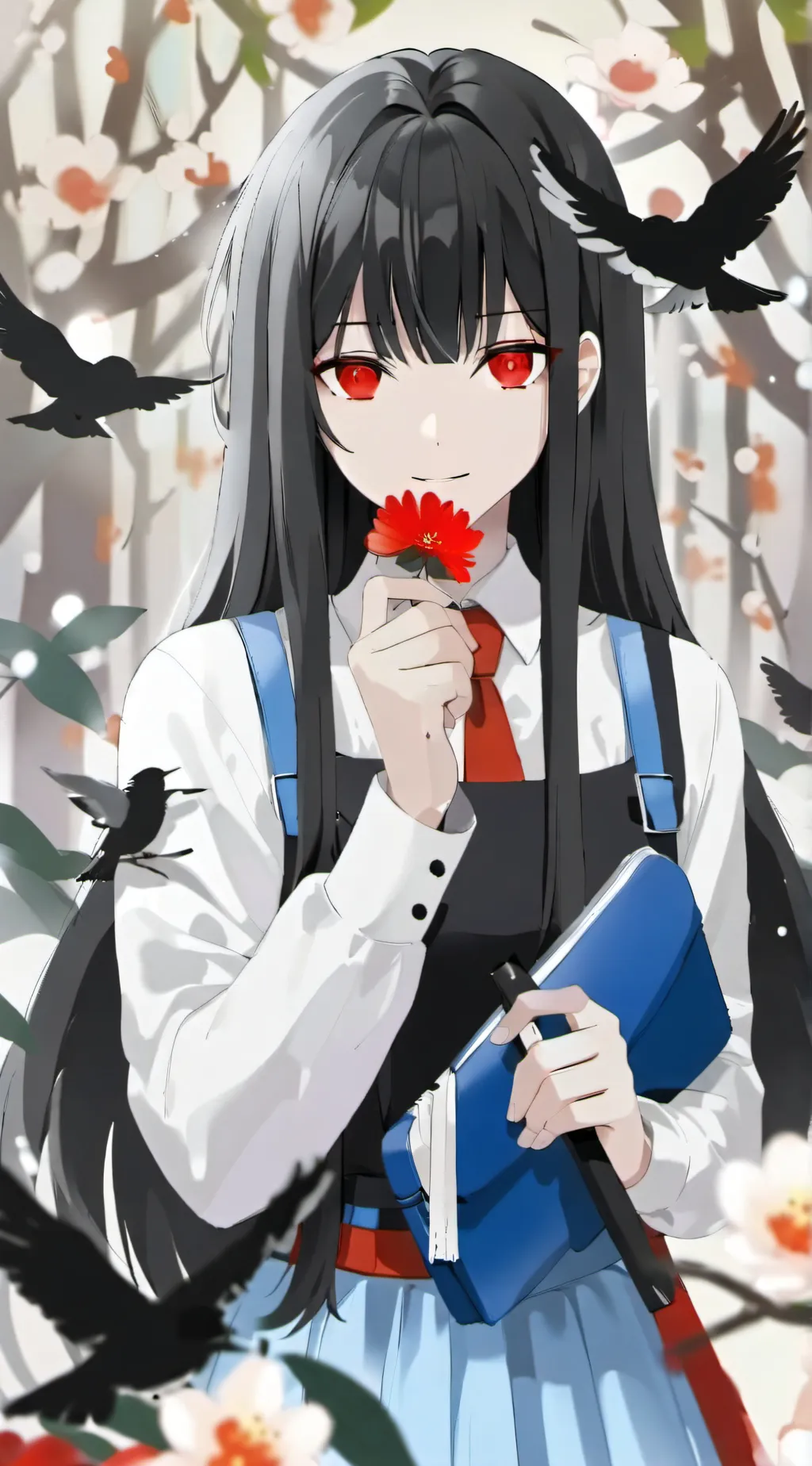 ai character: Team 7 demon girl background