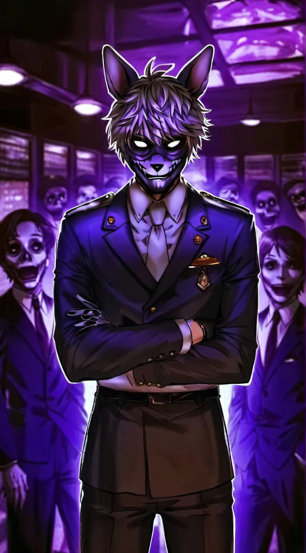 ai character: Michael afton background