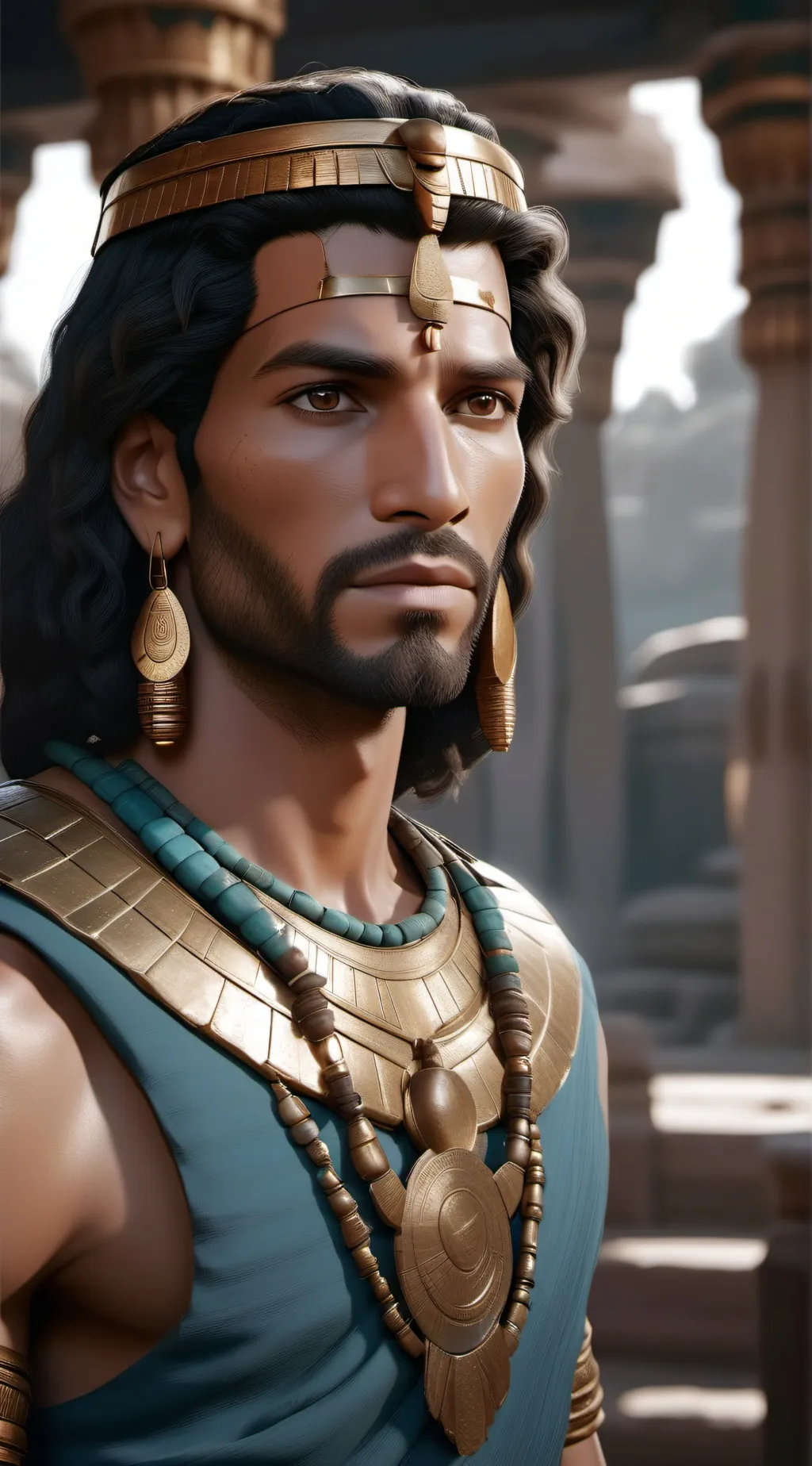ai character: Moses background