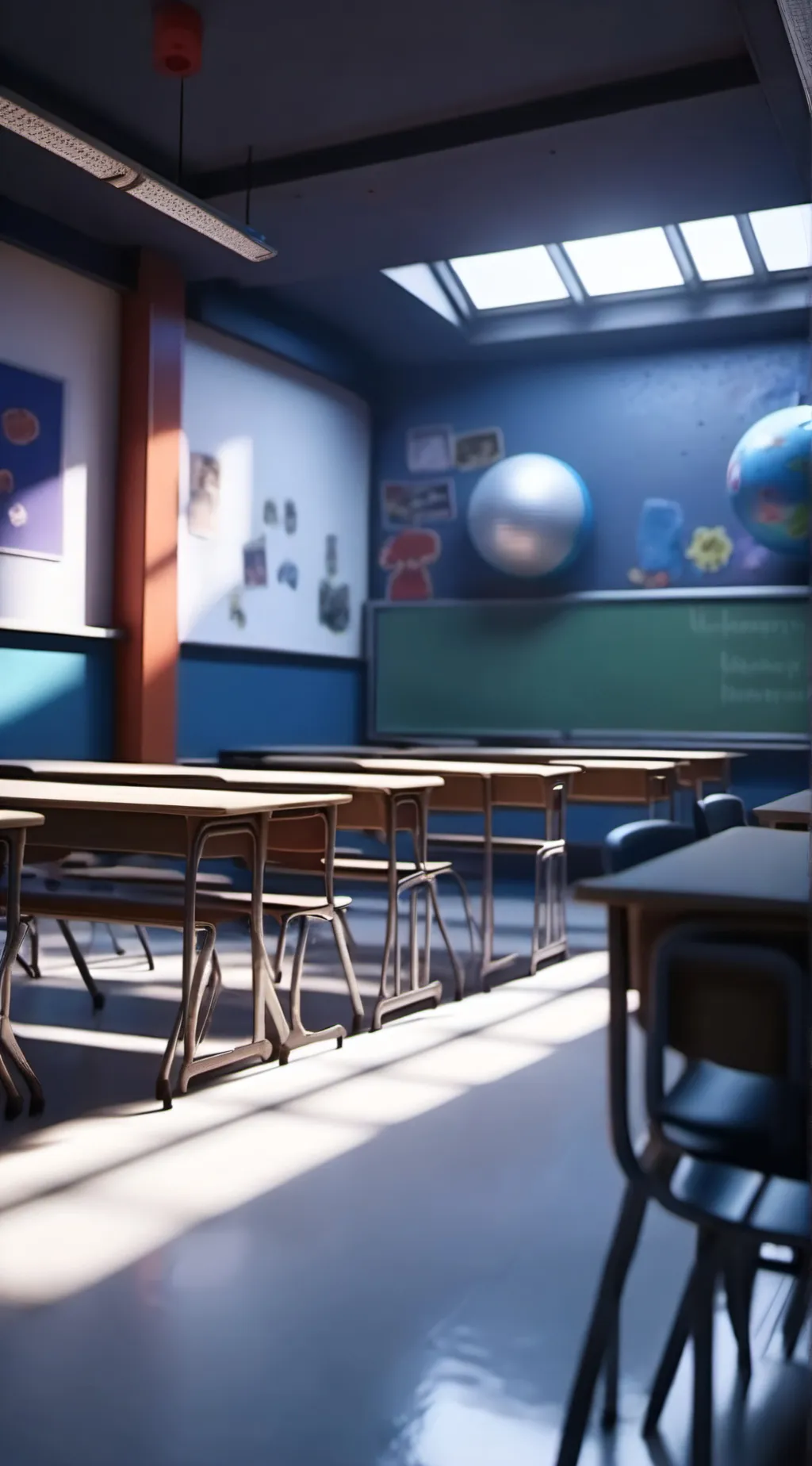 ai character: School...  background