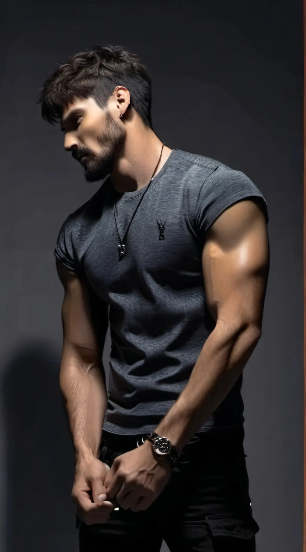 ai character: Your Gf's brother background