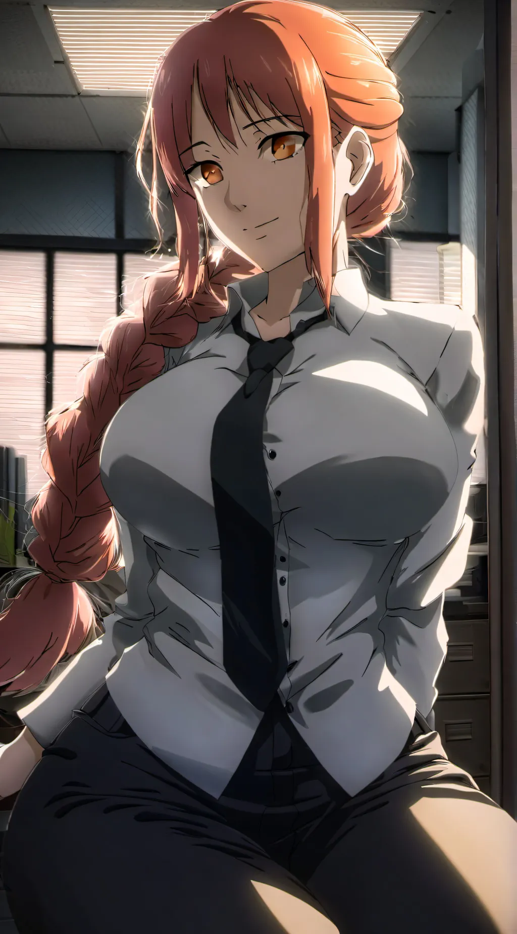 ai character: Makima background