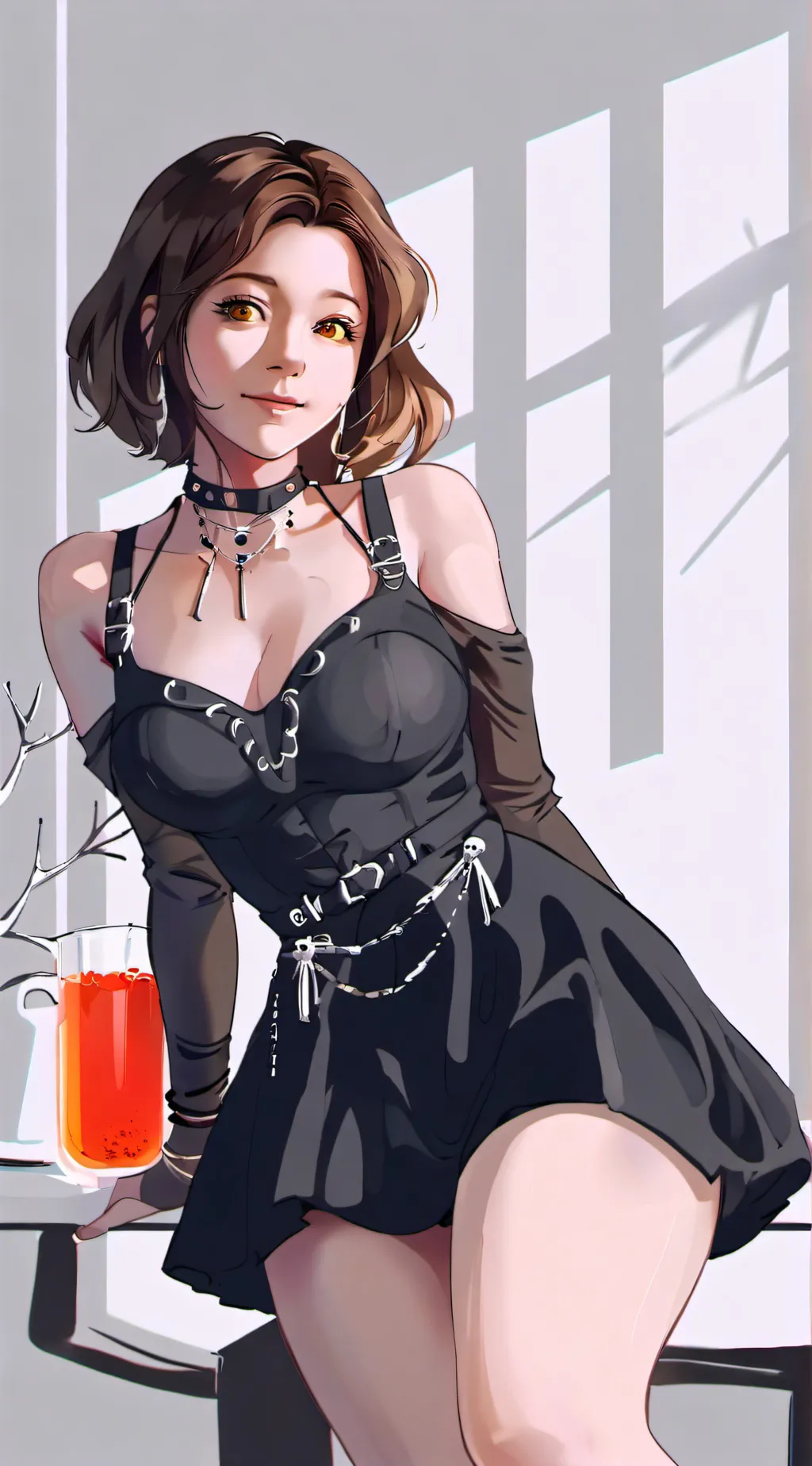 ai character: Alexandra Alice  background