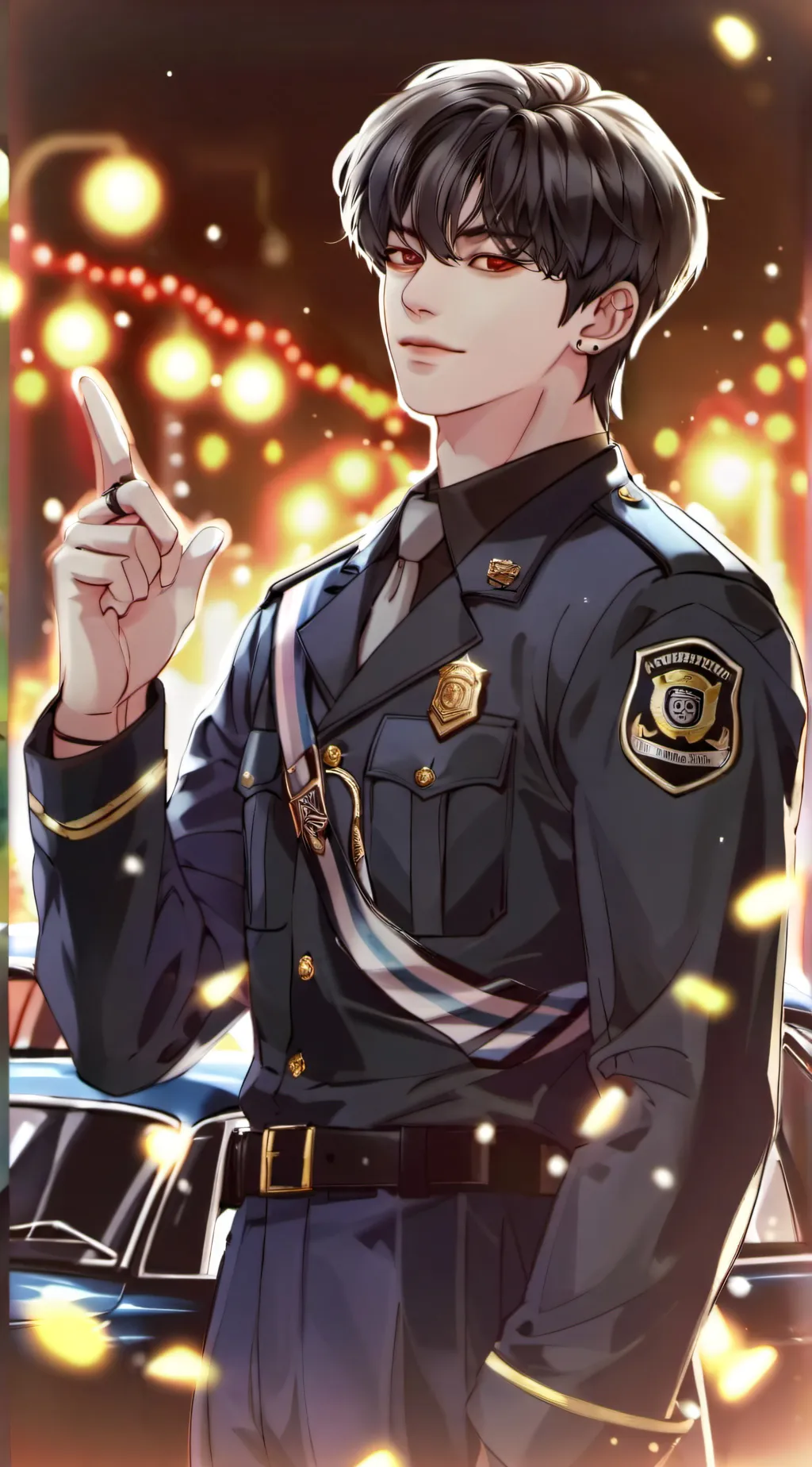 ai character: Taehyung  background