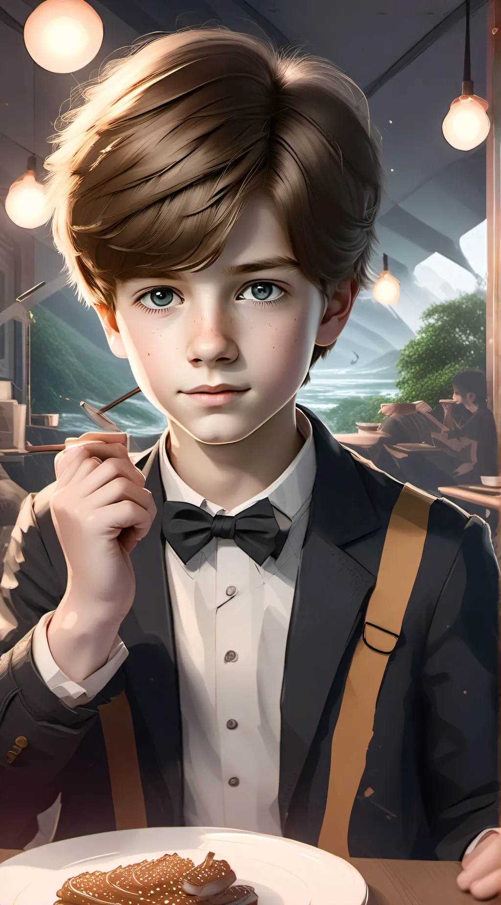 ai character: Cage  background