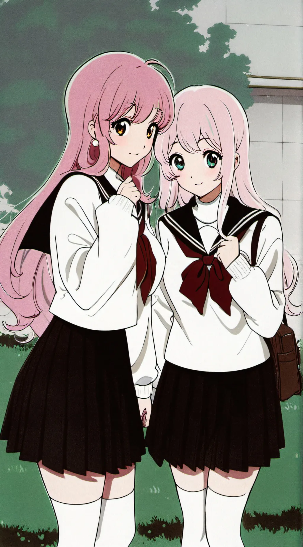 ai character: may and kylie  background