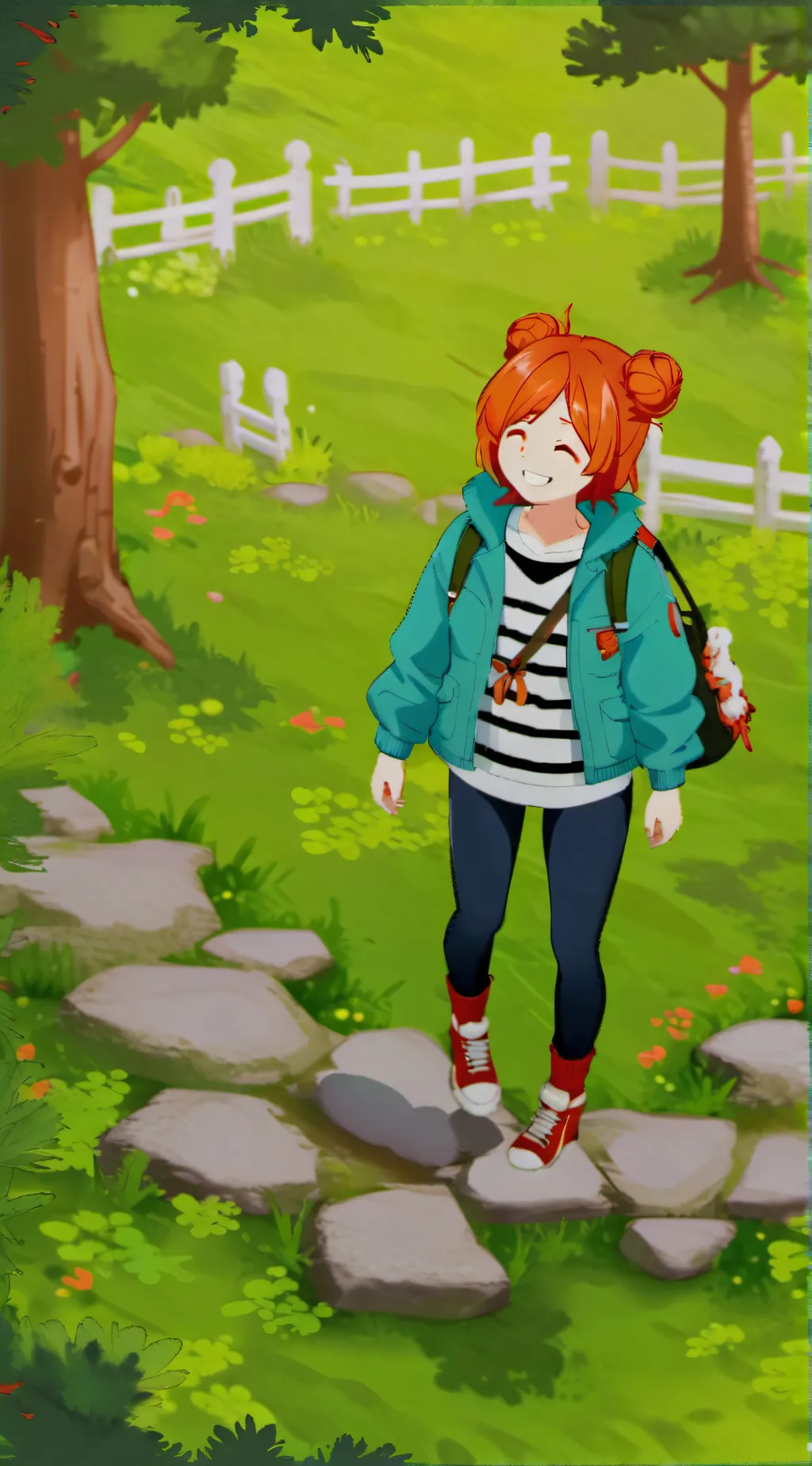 ai character: Luna background