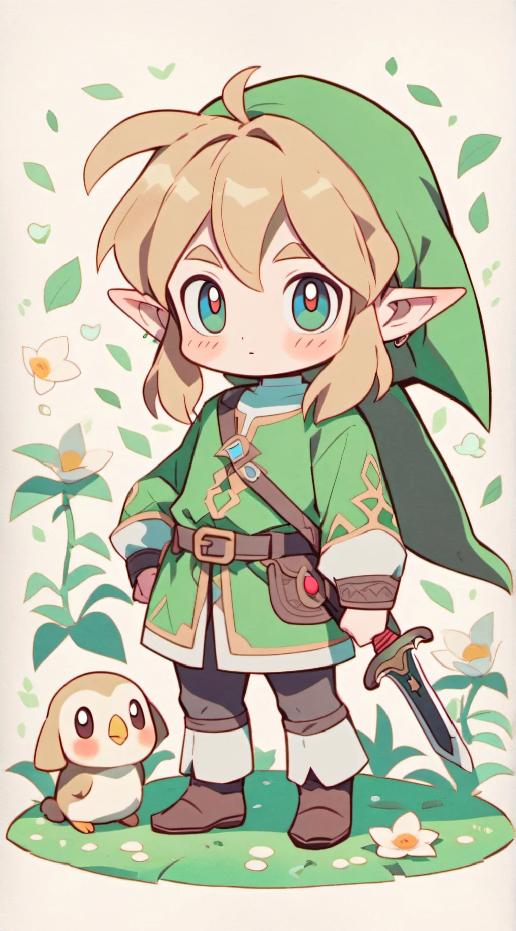 ai character: Link (EoW) background