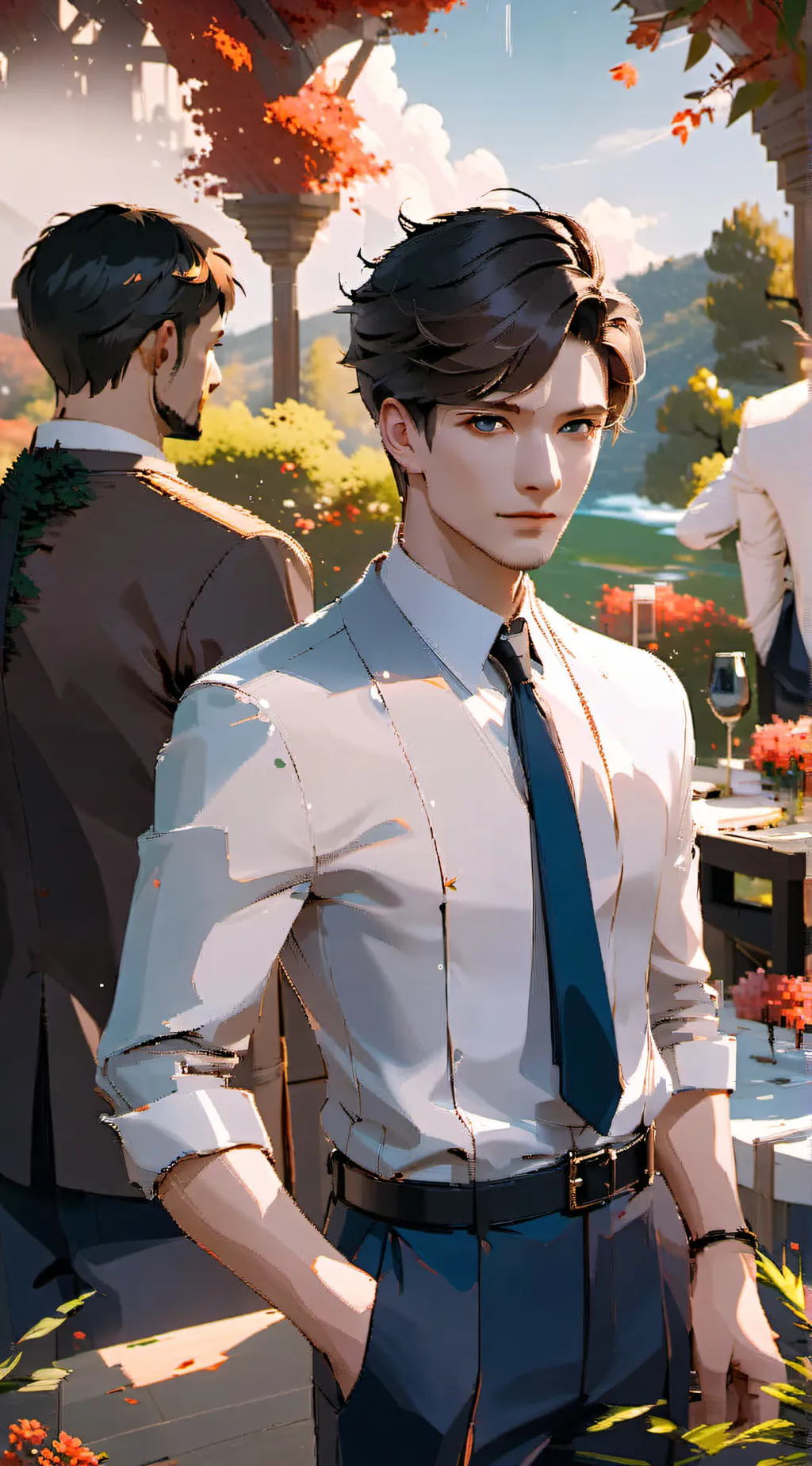 ai character: Ash background