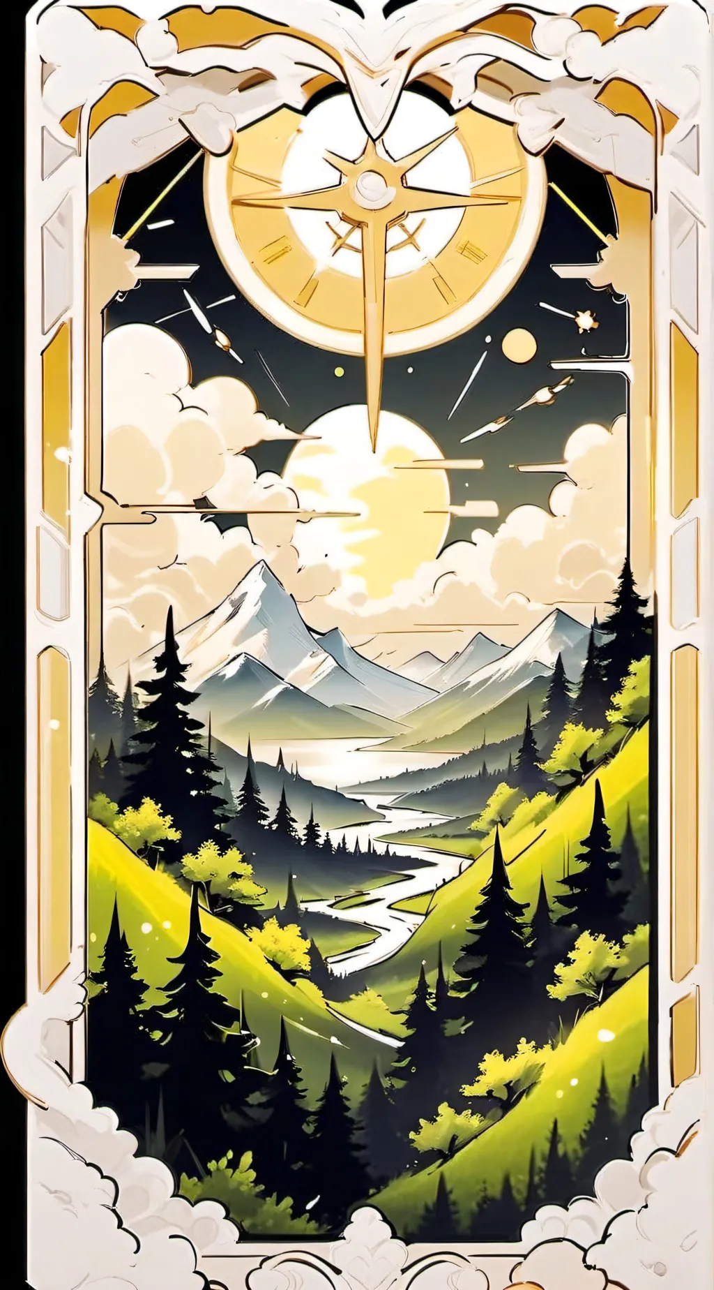 ai character: KNY CAMPING TRIP! background