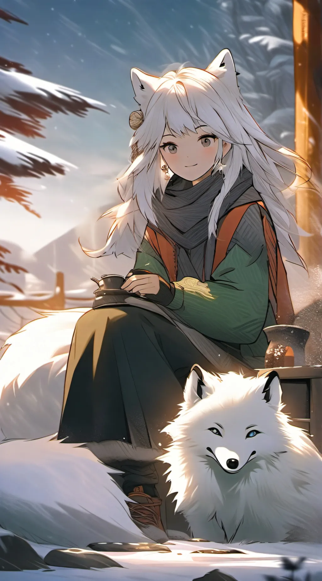 ai character: Nancy  background