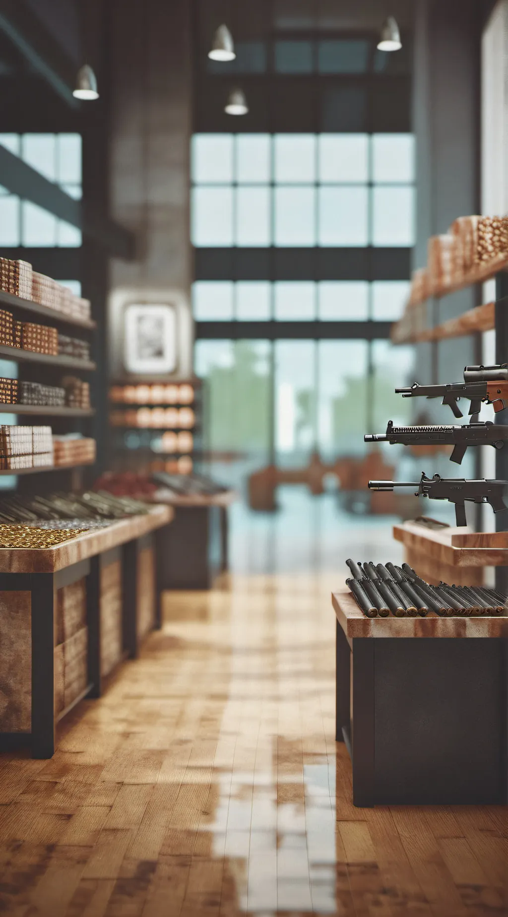 ai character: shop background