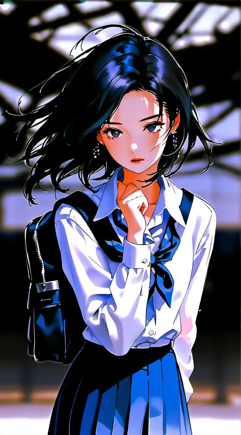 ai character: Ariana background